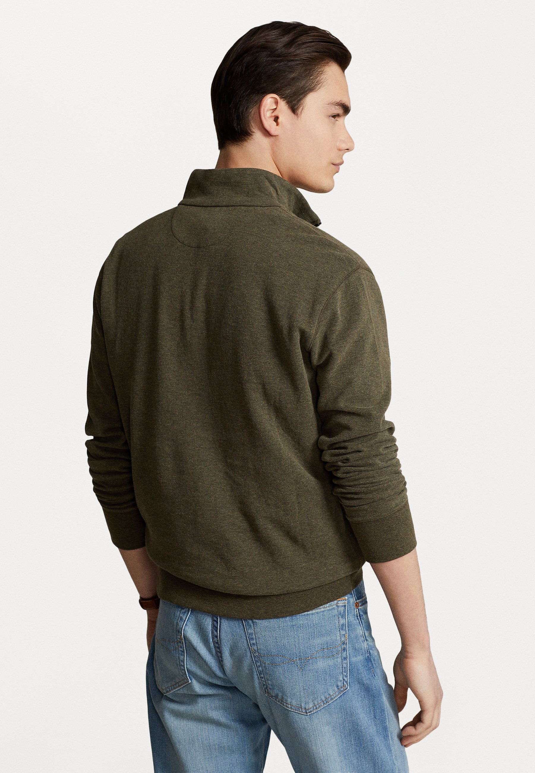 Polo Ralph Lauren LONG SLEEVE  - Long sleeved top - wilson olive heather/olive