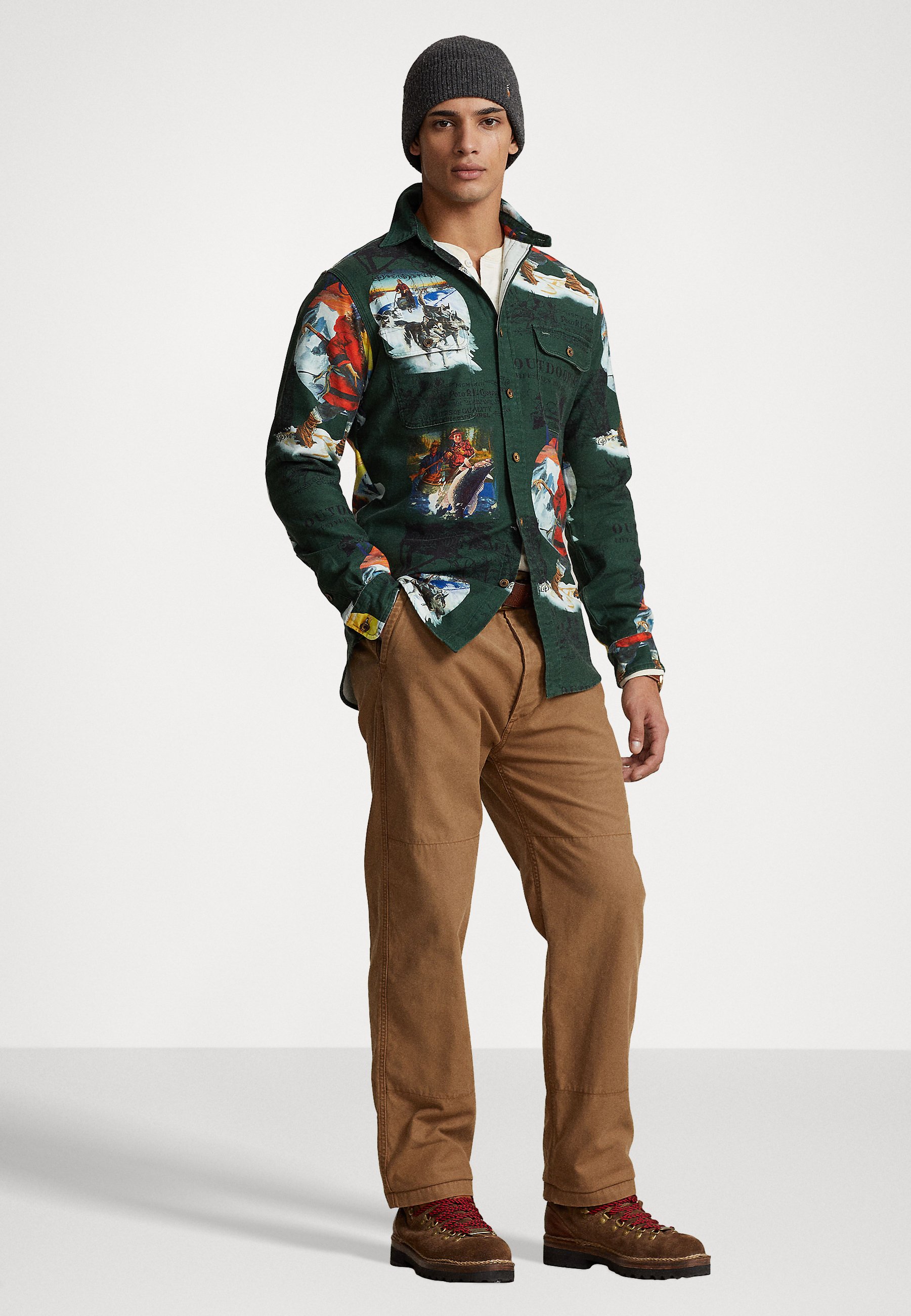 Polo Ralph Lauren LONG SLEEVE SPORT - Shirt - green