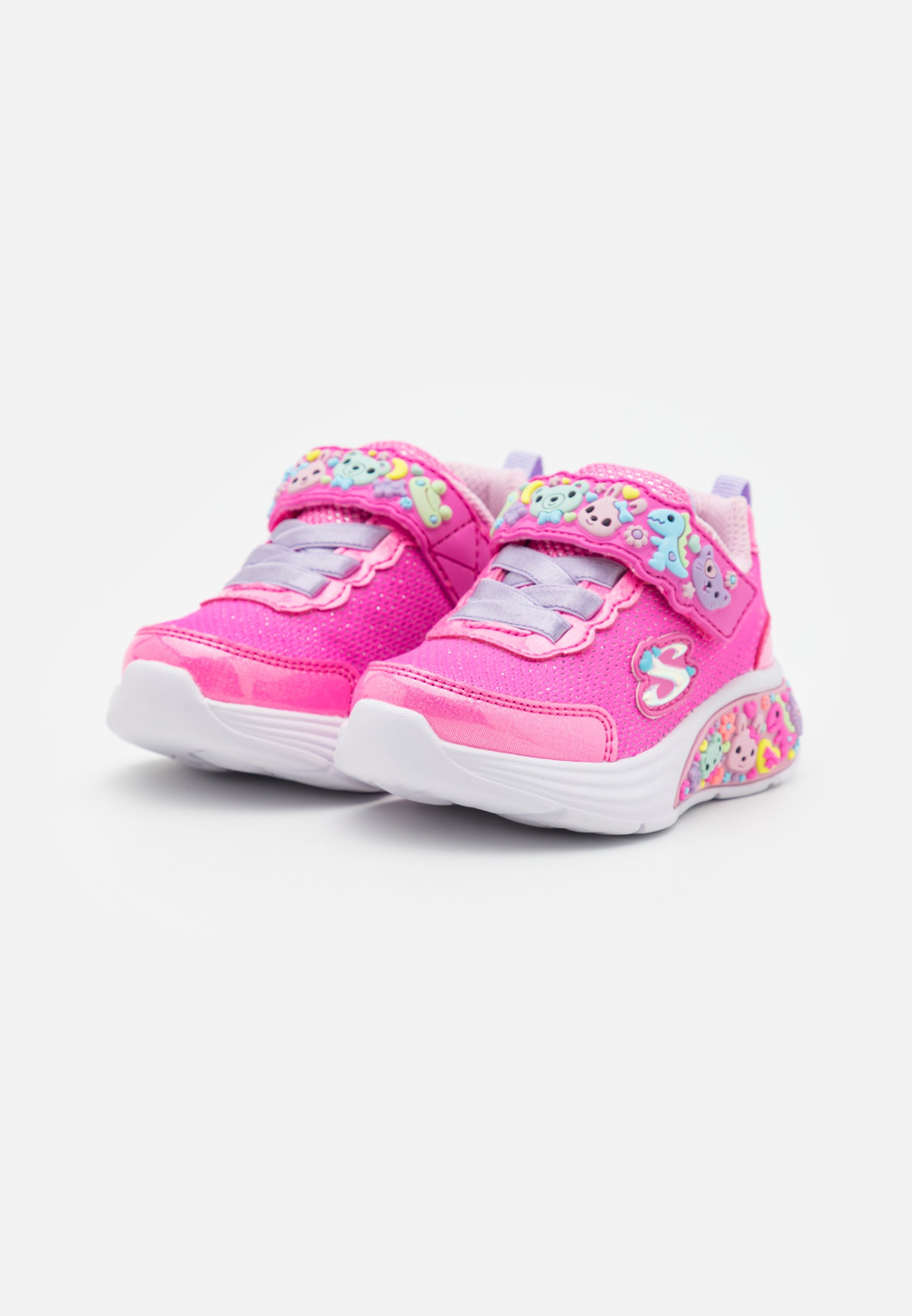 Skechers LIL DREAMERS - Trainers - pink/multicoloured/pink