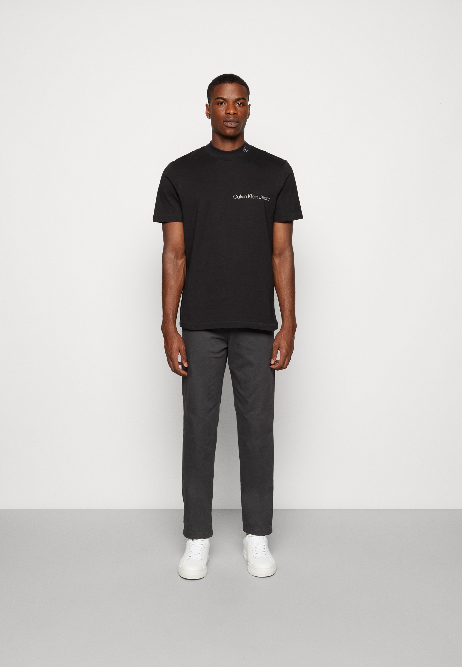 Jack &Jones JPSTOLLIE JJDAVE PHANTOM - Chinos - phantom/mottled dark grey