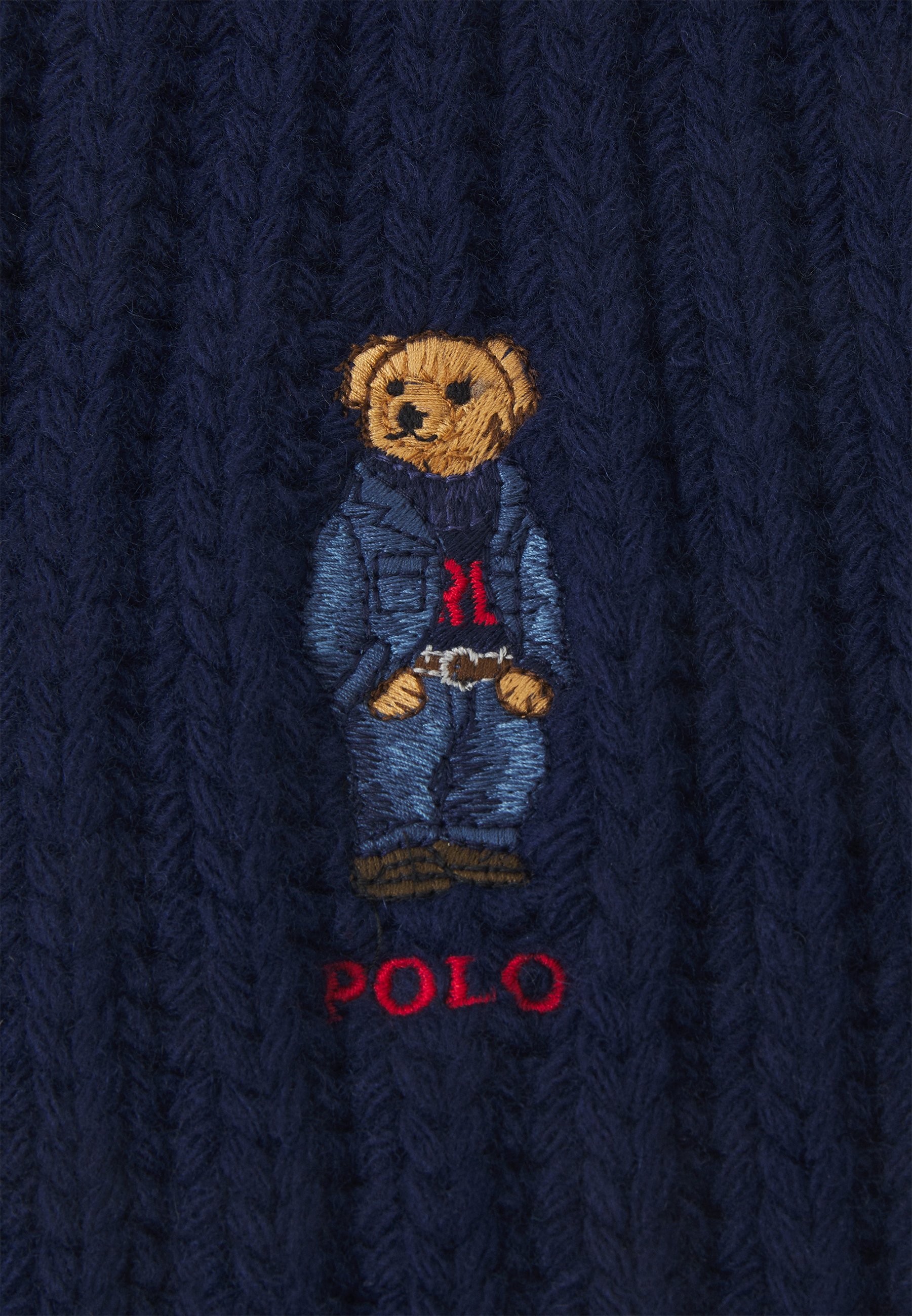 Polo Ralph Lauren BEAR SCARF - Scarf - hunter navy/dark blue