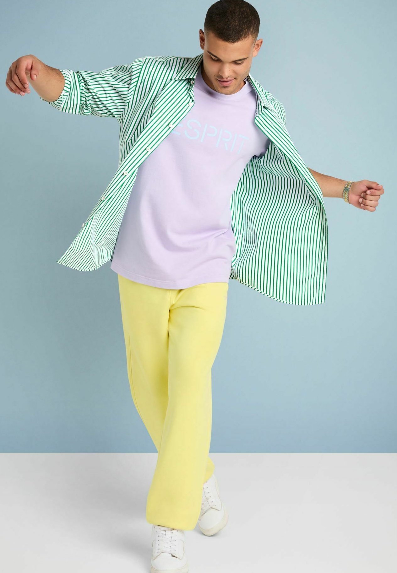 Esprit GESTREIFTES  - Shirt - green