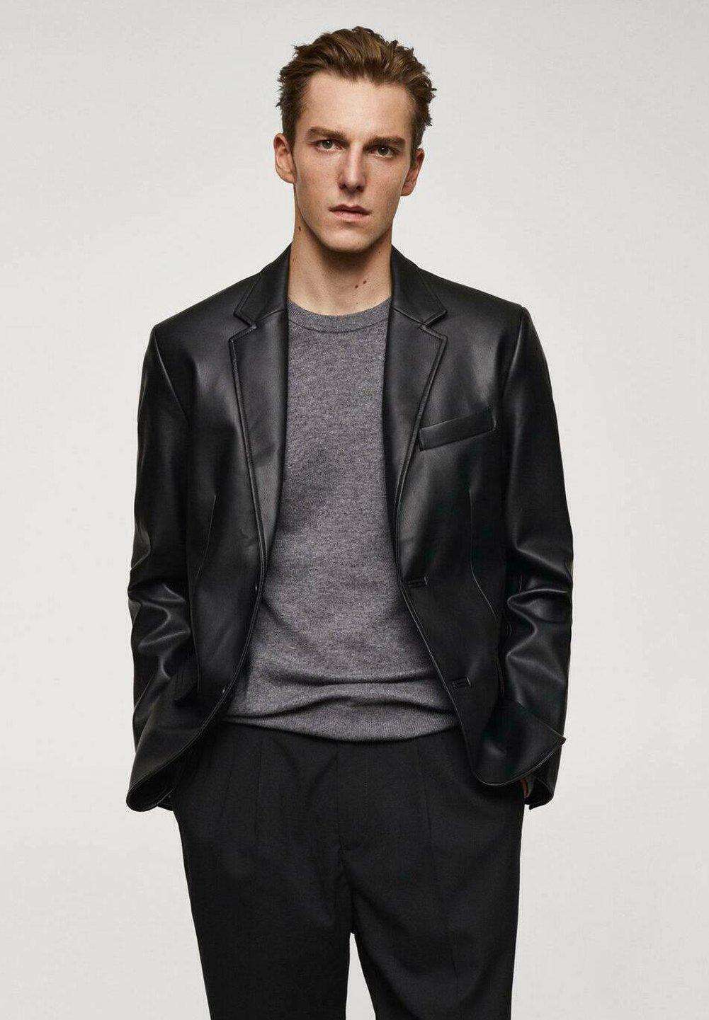 Mango TOTEM - Blazer jacket - black