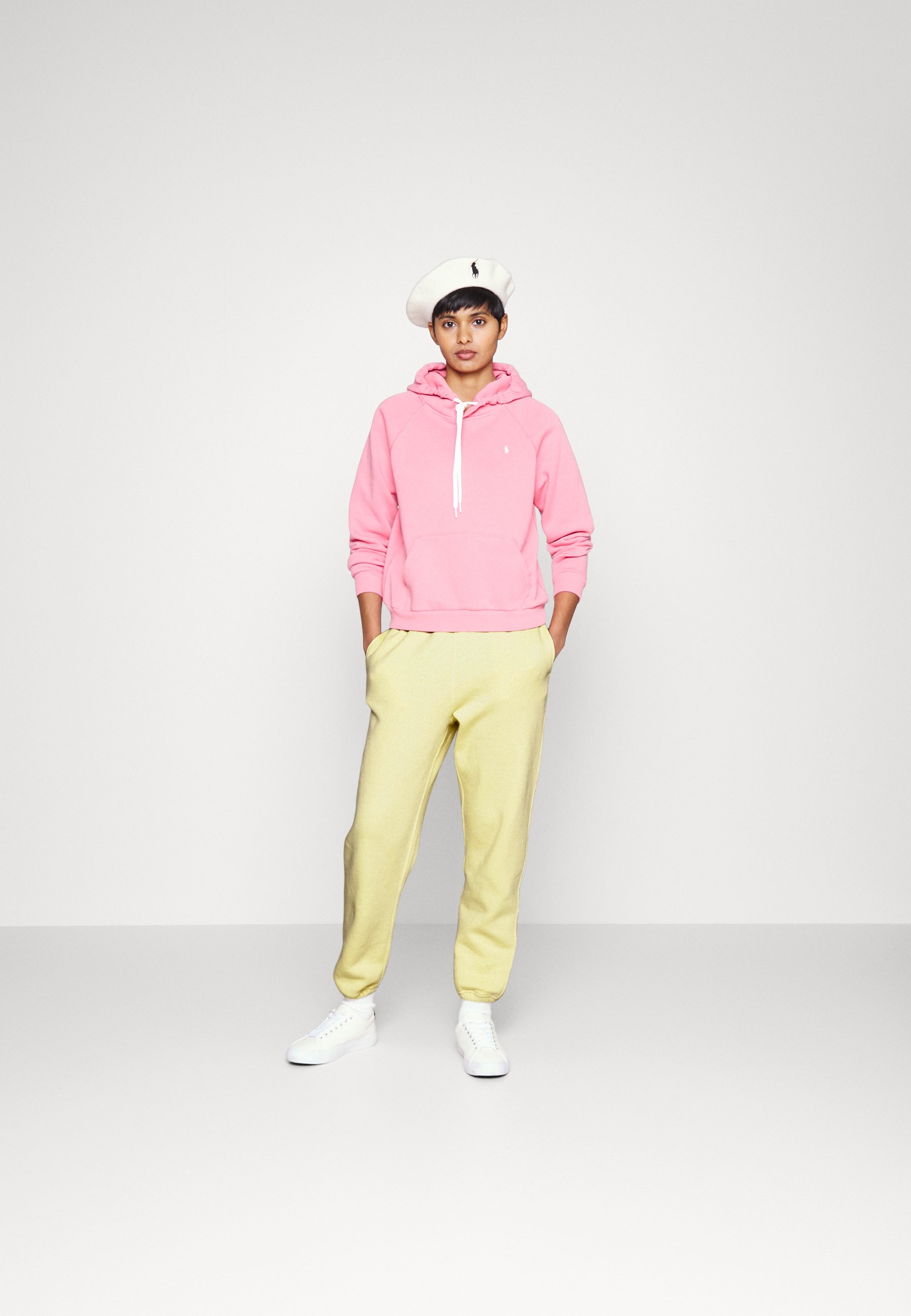 Polo Ralph Lauren ANKLE ATHLETIC - Tracksuit bottoms - bird yellow/yellow