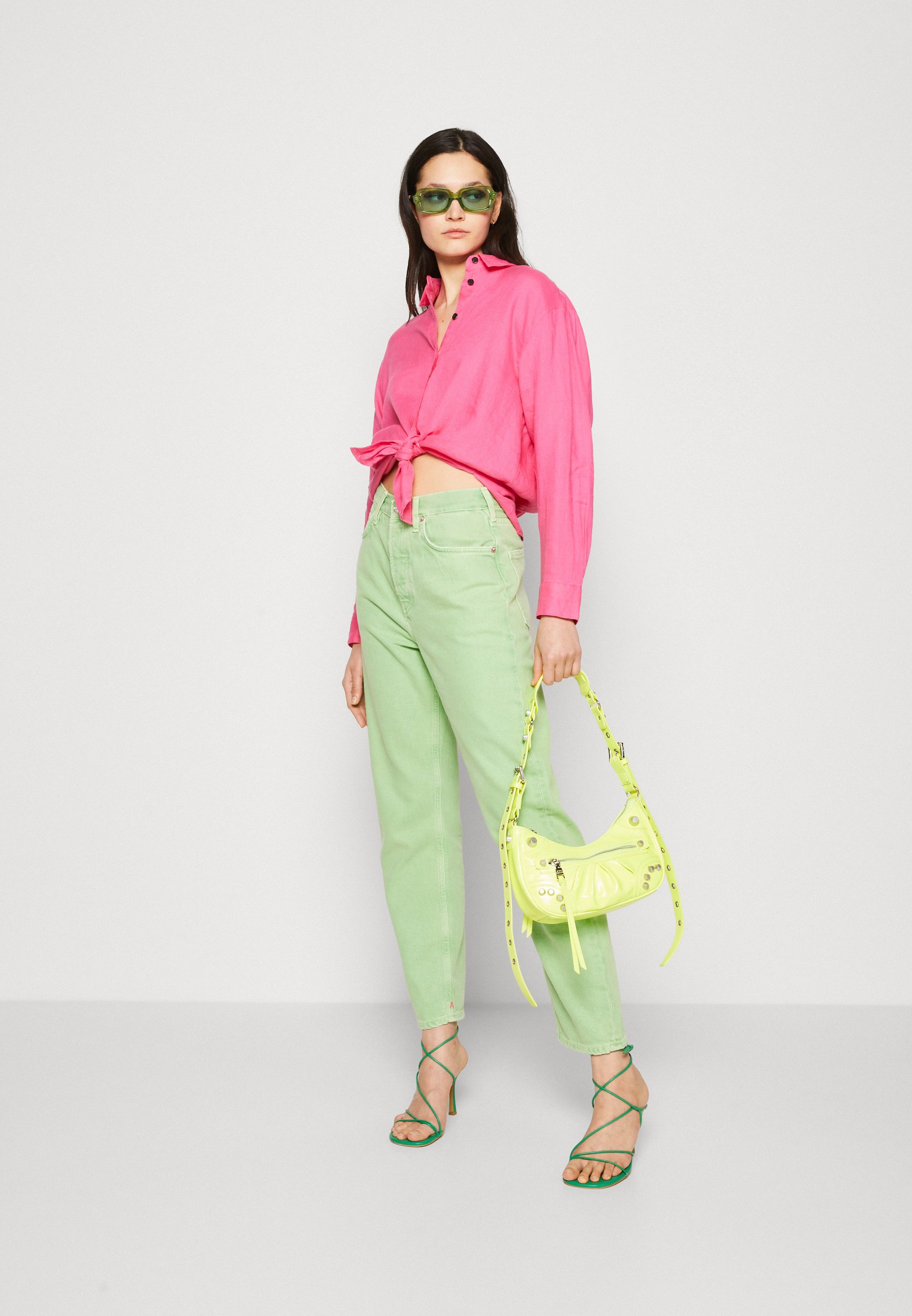 Scotch & Soda OVERSIZED SHIRT - Button-down blouse - pink punch/pink