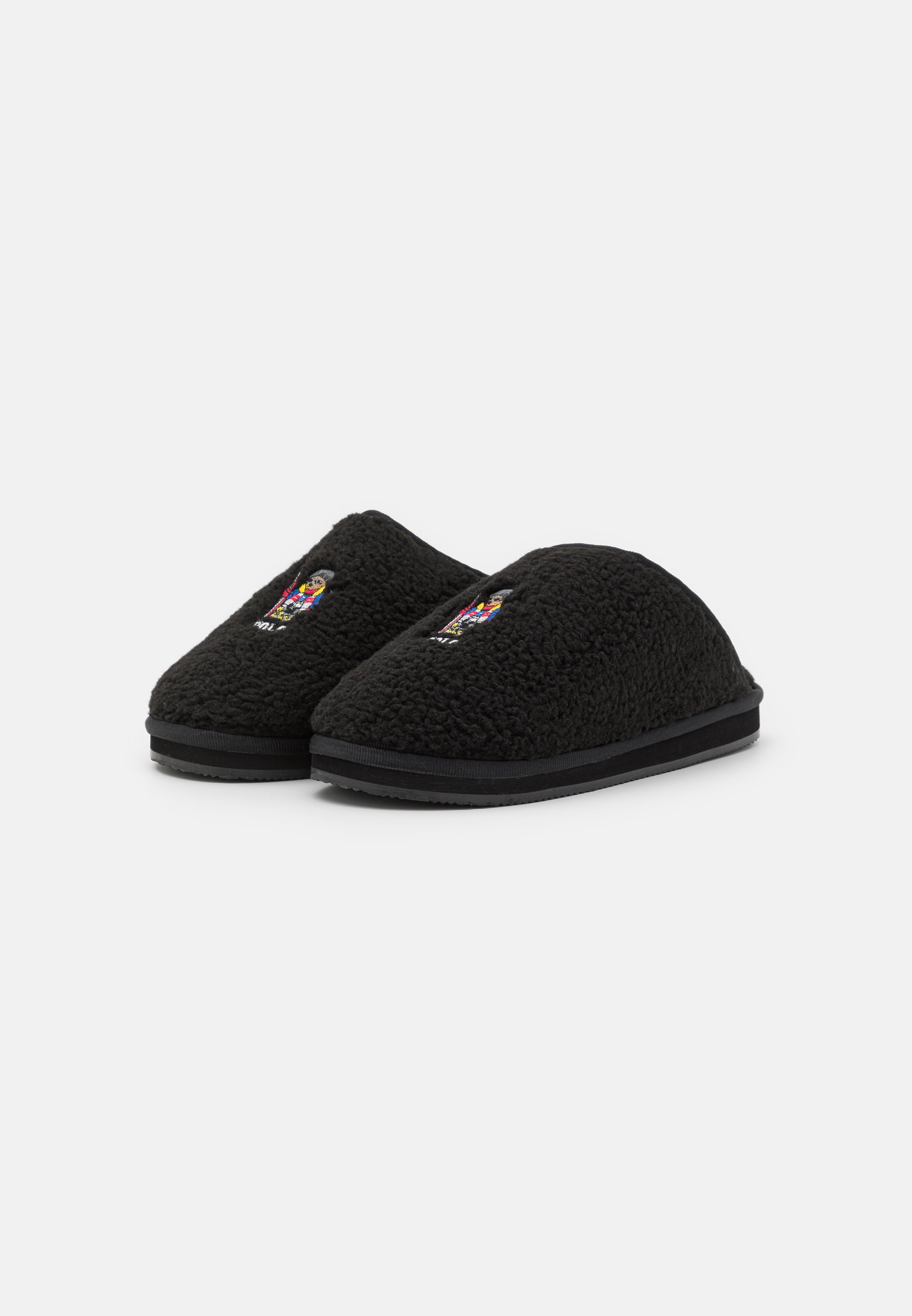 Polo Ralph Lauren KAYLEIGH SCUFF BEAR - Slippers - black