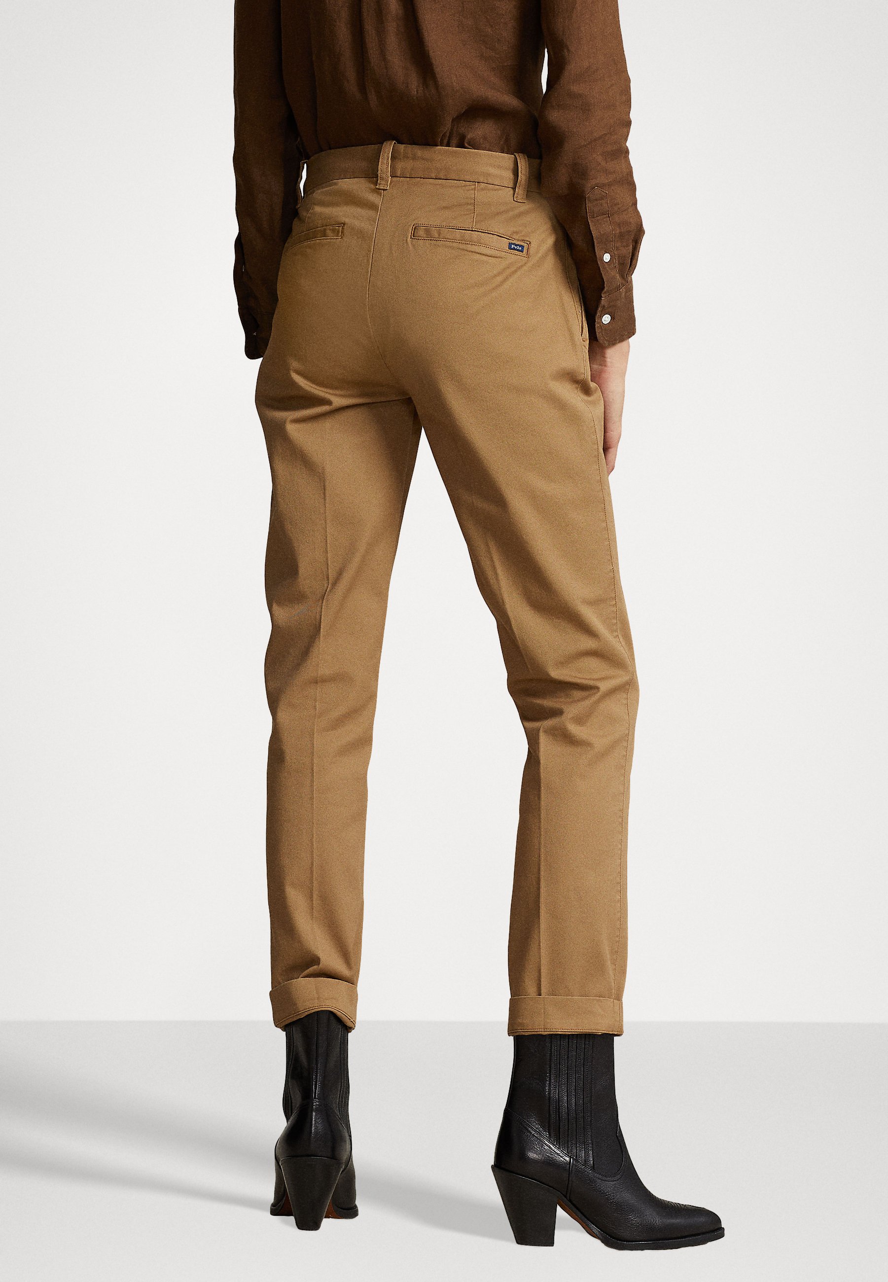 Polo Ralph Lauren ANKLE FLAT FRONT - Chinos - montana khaki/khaki