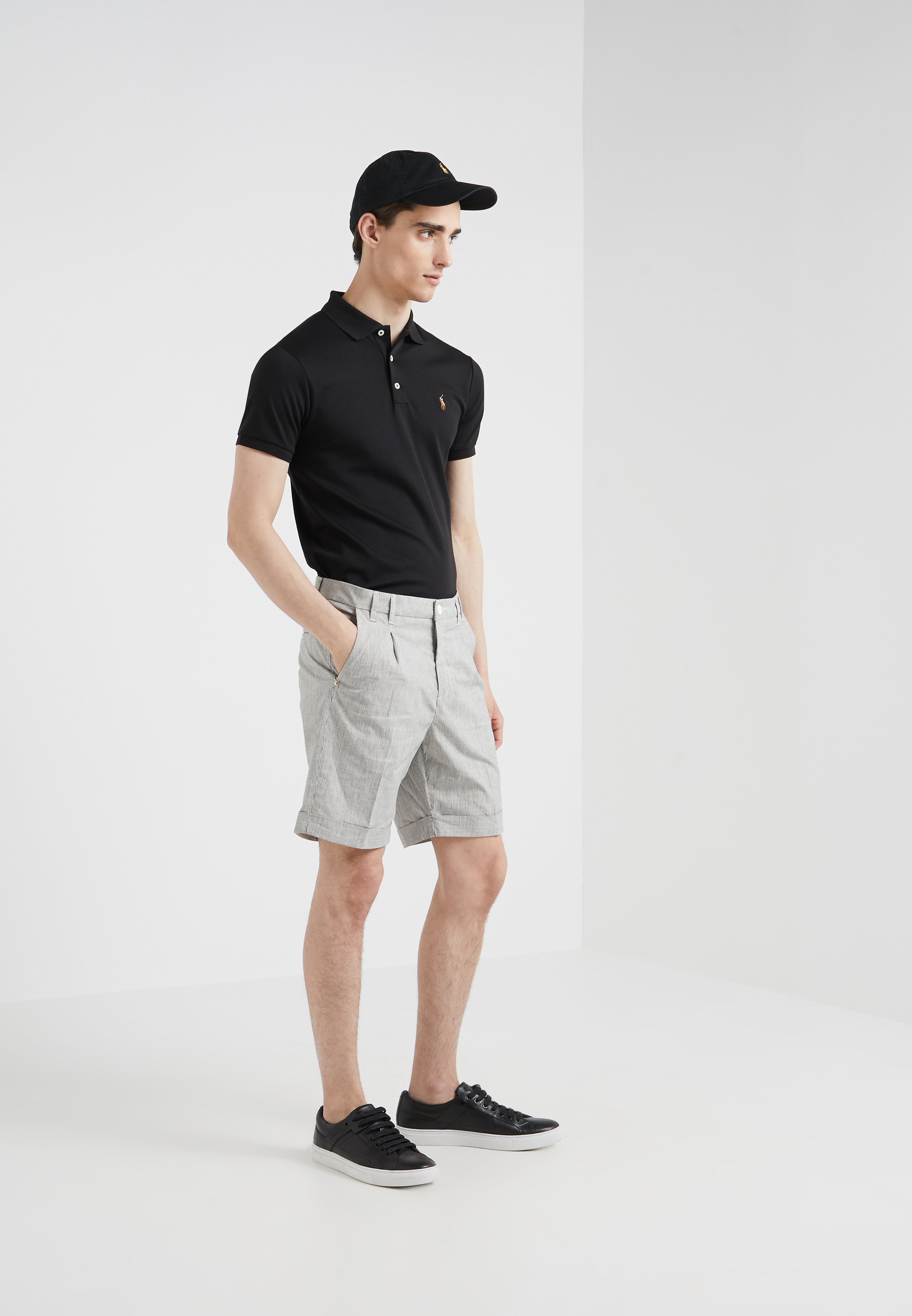 Polo Ralph Lauren SLIM FIT SOFT-TOUCH POLO SHIRT - Polo shirt - black