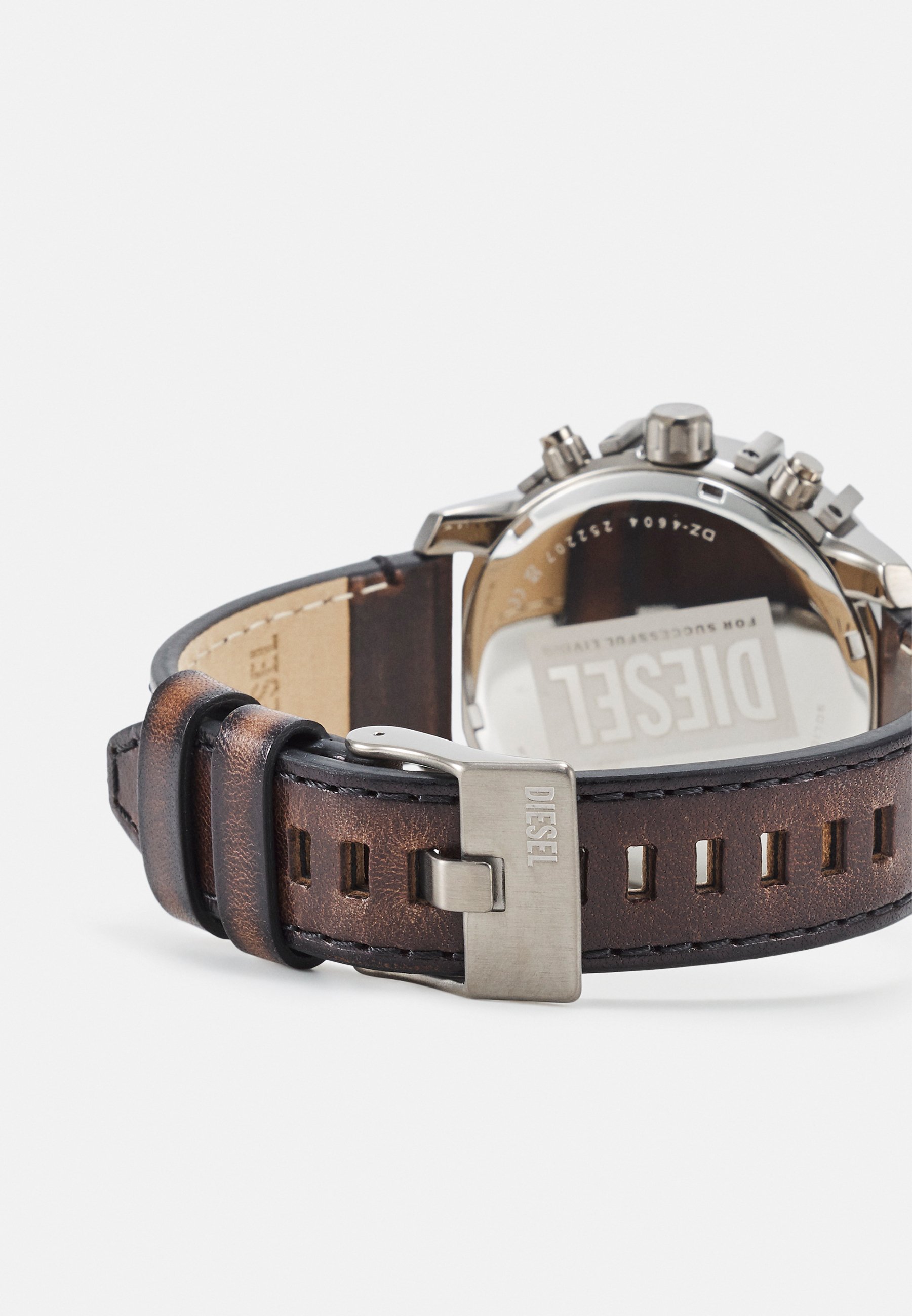 Diesel GRIFFED MINI - Chronograph watch - brown/blue/brown
