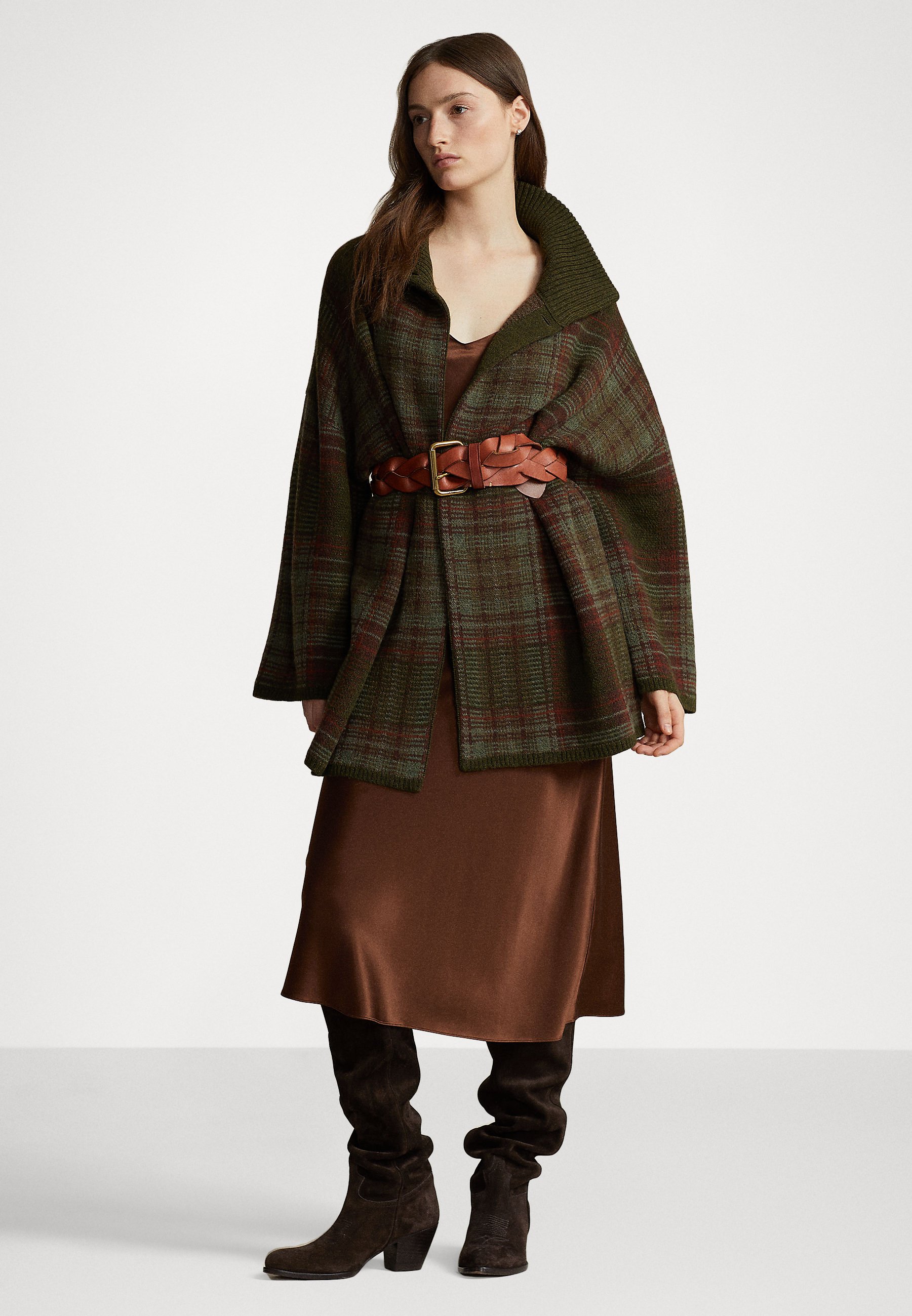 Polo Ralph Lauren LONG SLEEVE - Cape - olive multi/olive