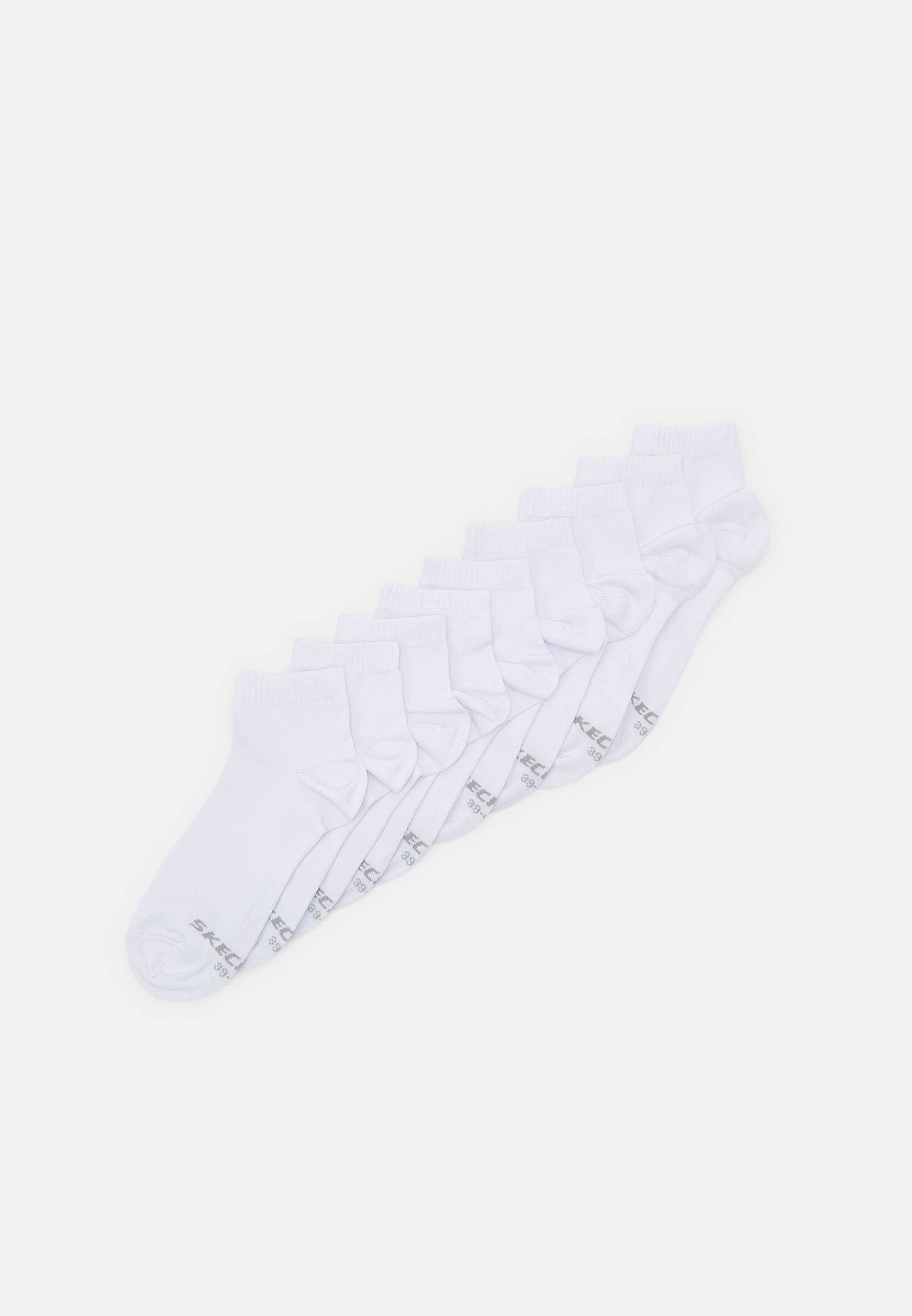 Skechers ONLINE WOMEN BASIC QUARTER 9 PACK - Socks - white