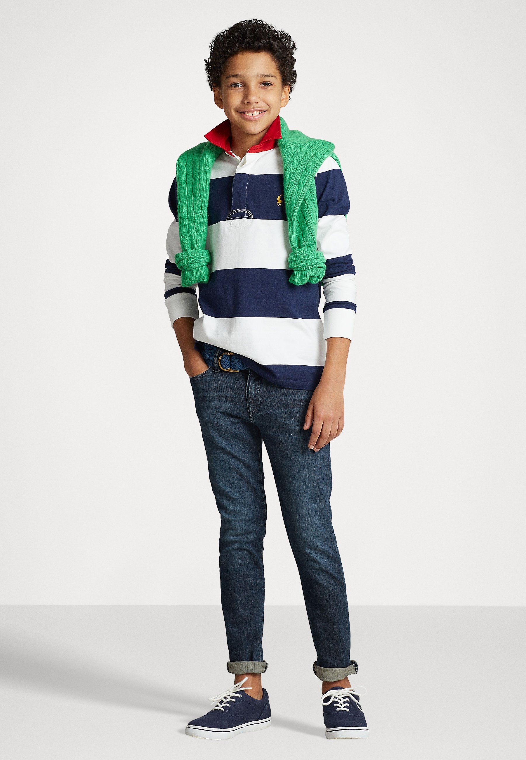 Polo Ralph Lauren ELDRIDGE BOTTOMS - Jeans Skinny Fit - peyton wash/dark-blue denim