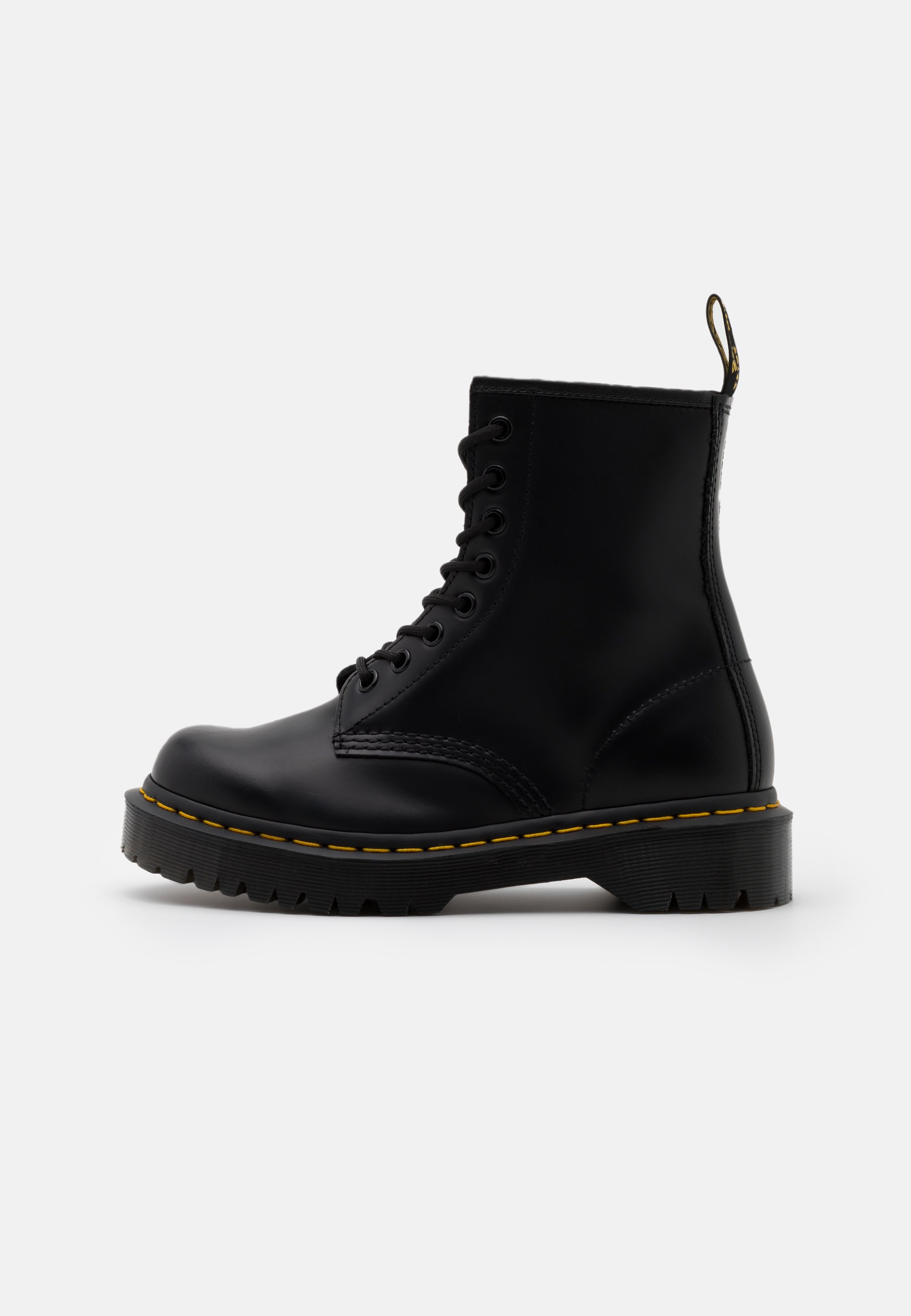Dr. Martens 1460 BEX 8 EYE BOOT UNISEX - Lace-up ankle boots - black smooth/black