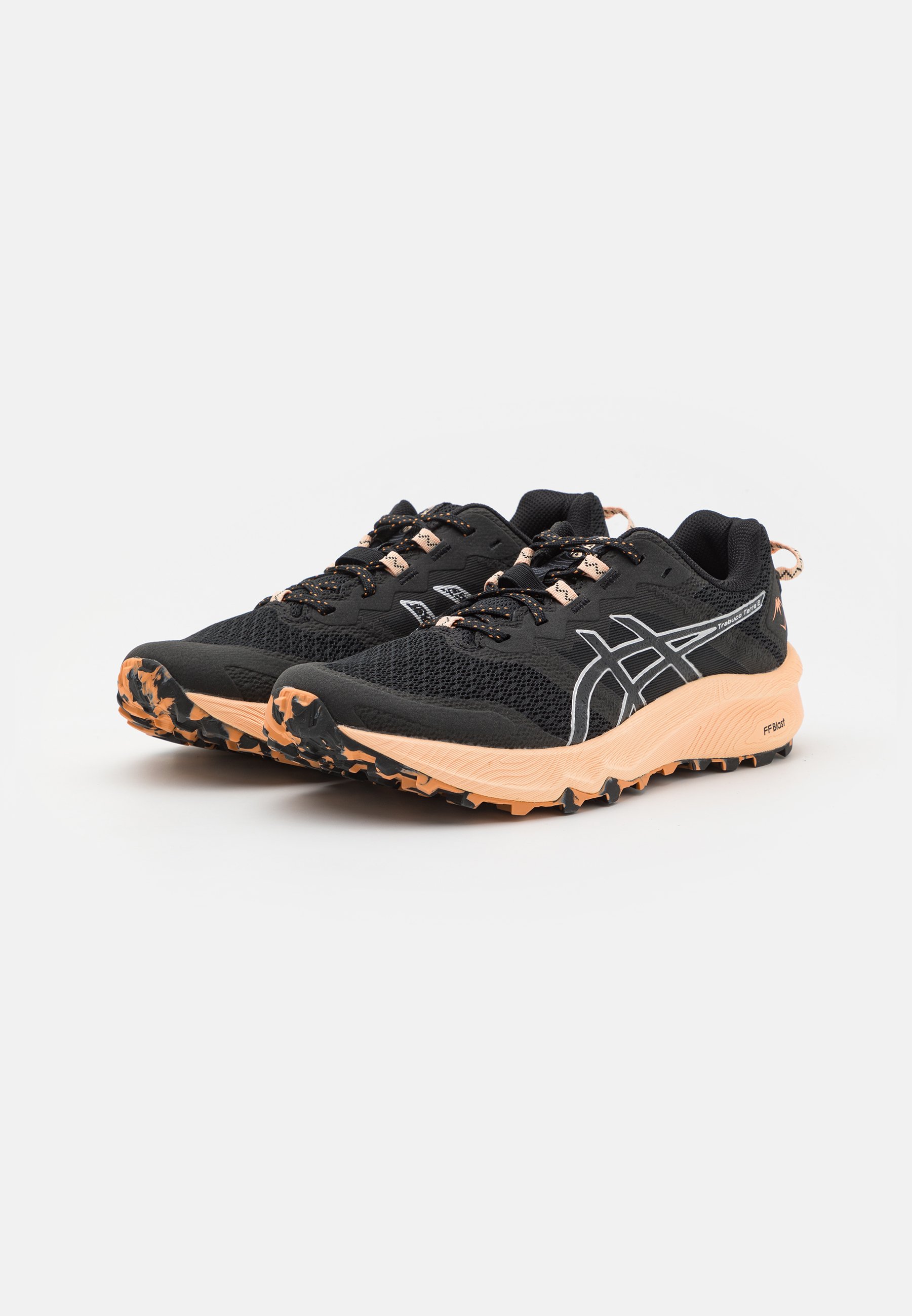 ASICS GEL TRABUCO TERRA 2 - Trail running shoes - black/pure silver/black