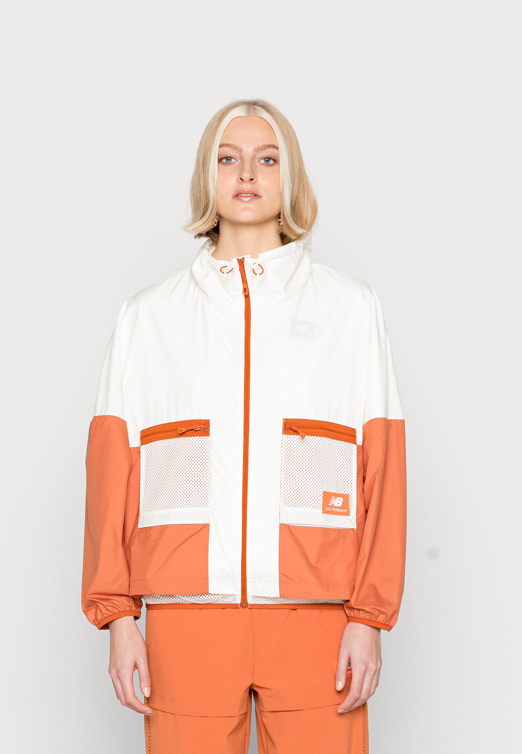 NB ALL TERRAIN BOXY JACKET - Summer jacket - sea salt/white