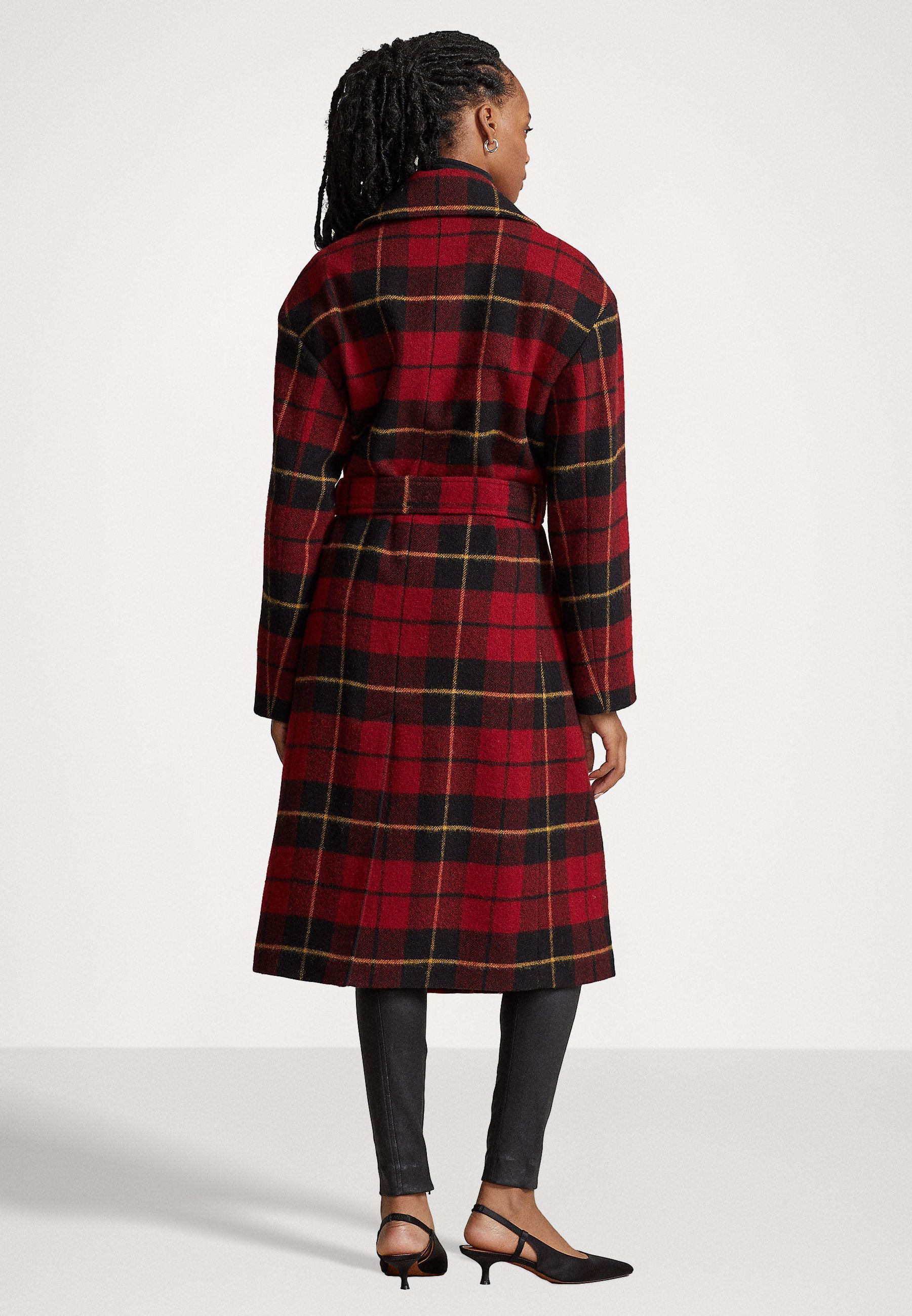 Polo Ralph Lauren LINED COAT - Classic coat - red multi plaid/red