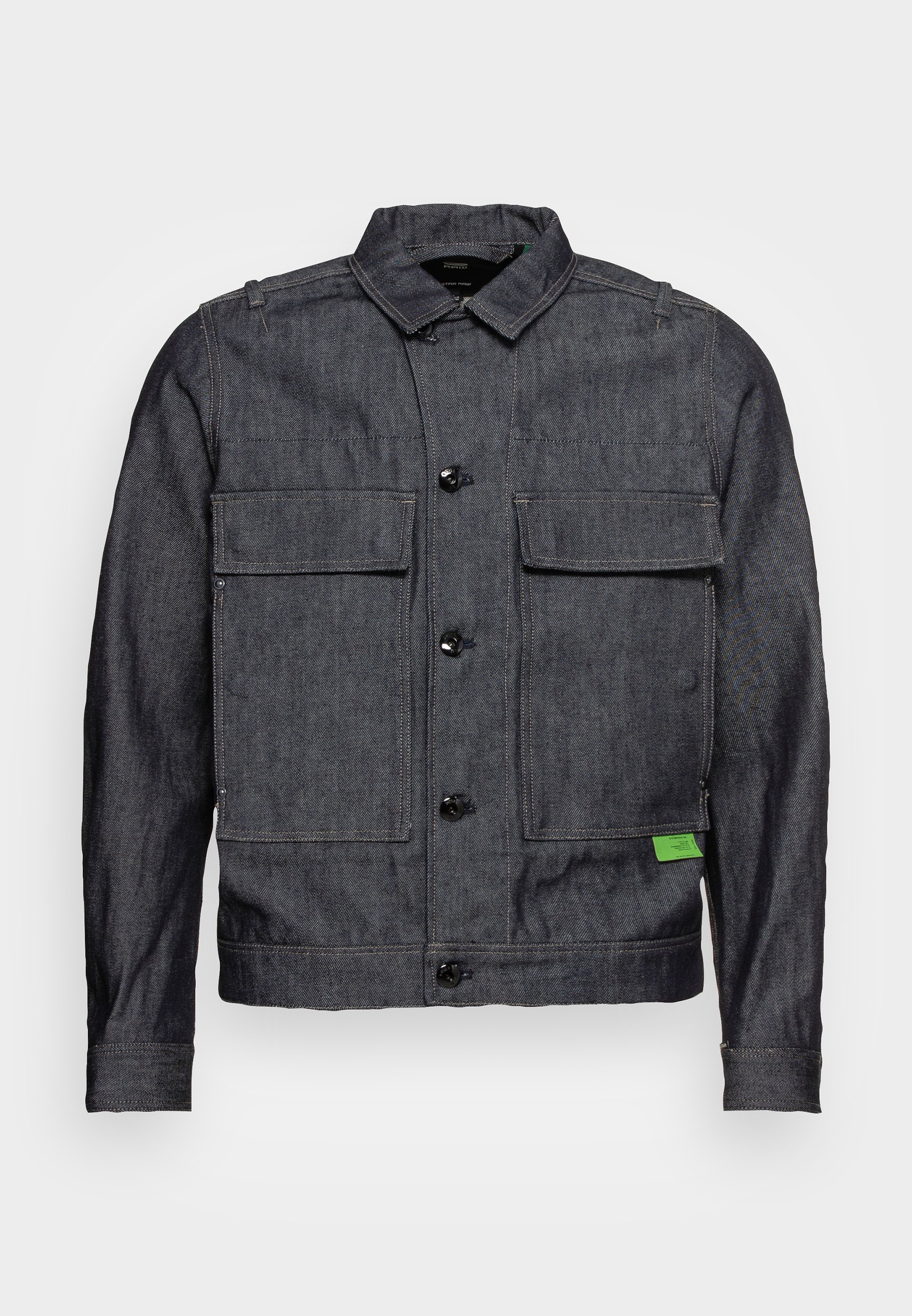 G-Star UTILITY FLAP POCKET JACKET - Denim jacket - kir denim o 2.0/raw denim/dark blue
