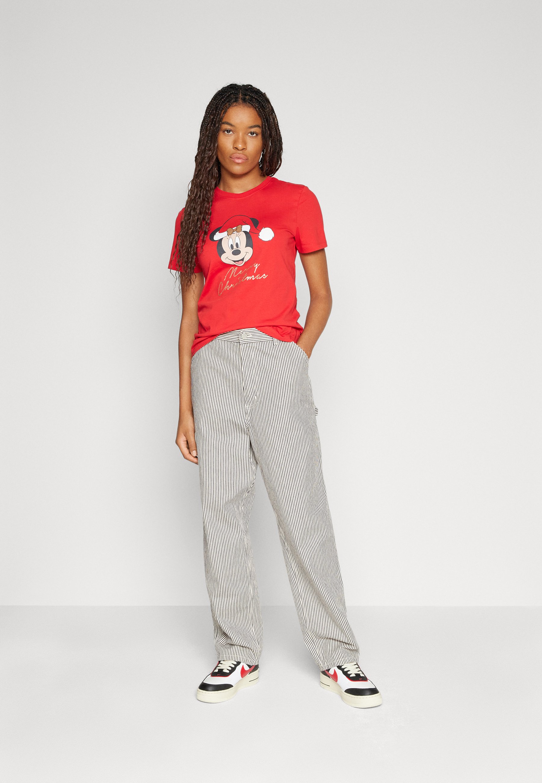 ONLY ONLJULES XMAS BOX - Print T-shirt - mars red/red