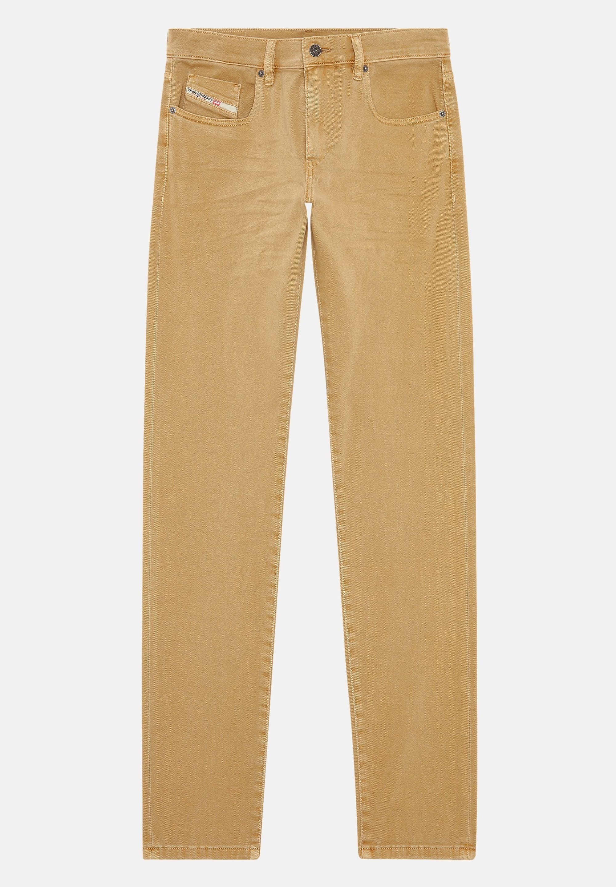 Diesel D-STRUKT 0QWTY - Straight leg jeans - brown/beige