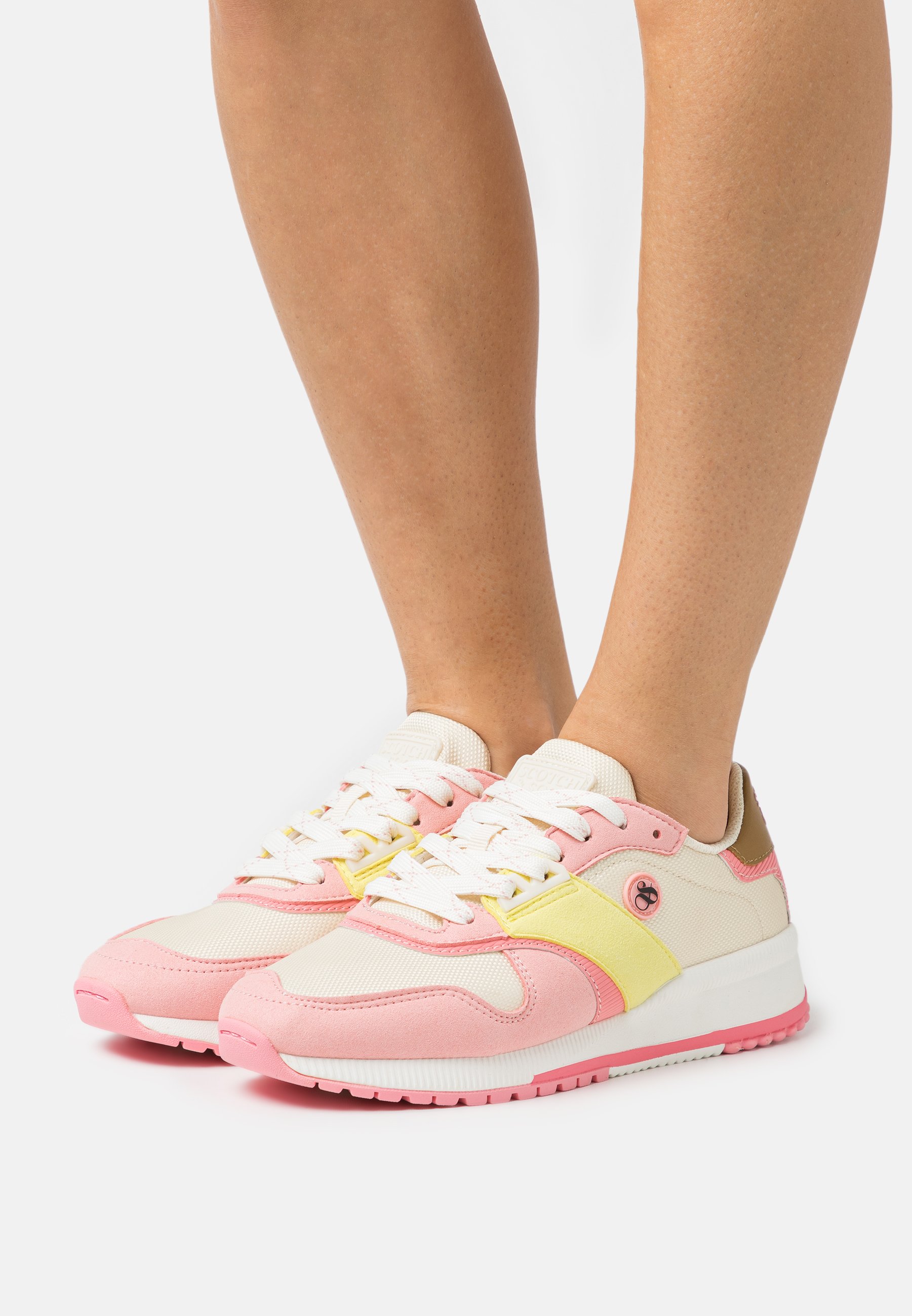 Scotch & Soda VIVI - Trainers - pink/multi-coloured/sand