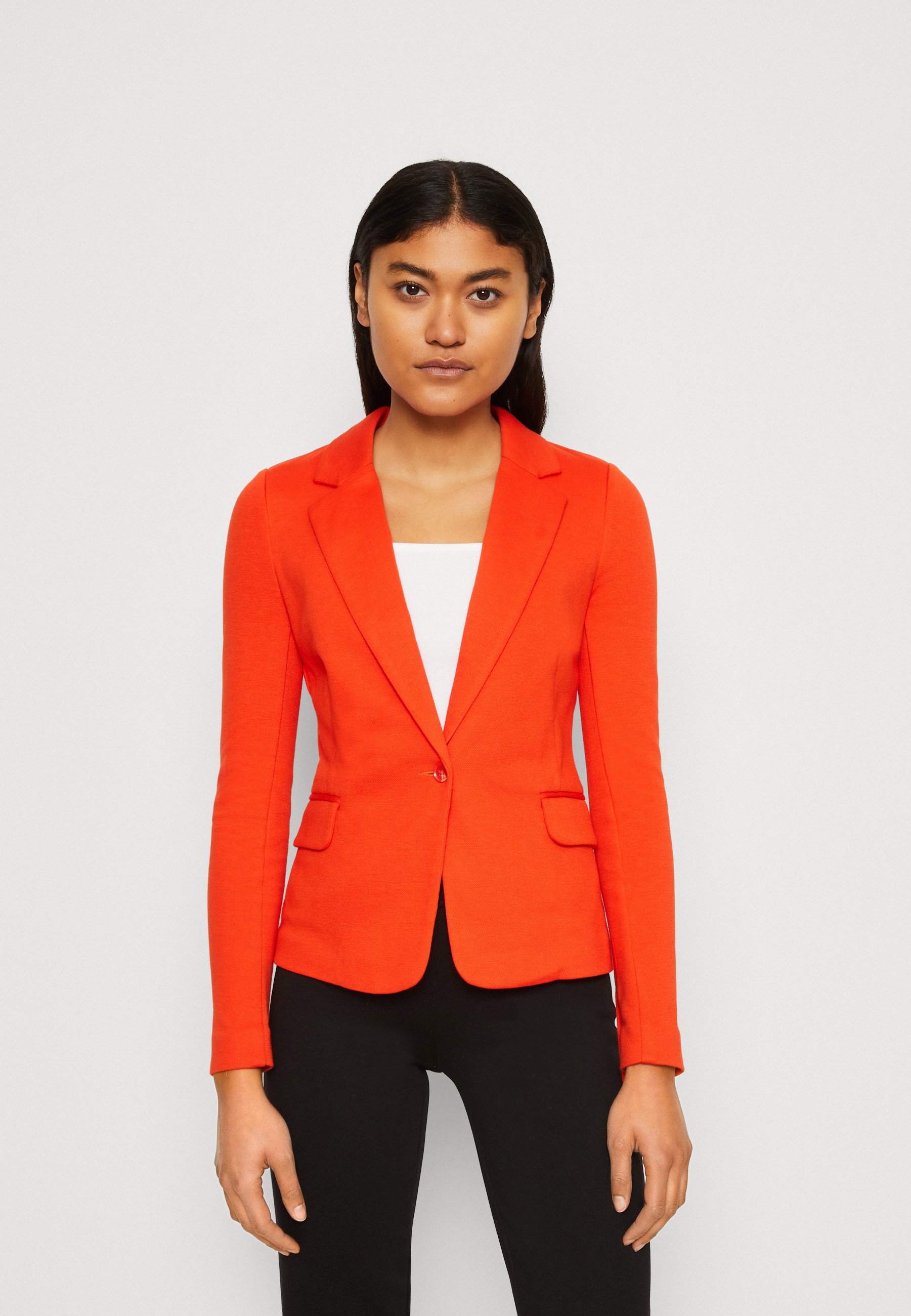 Vero Moda VMJULIA LS  DNM NOOS - Blazer - spicy orange/orange