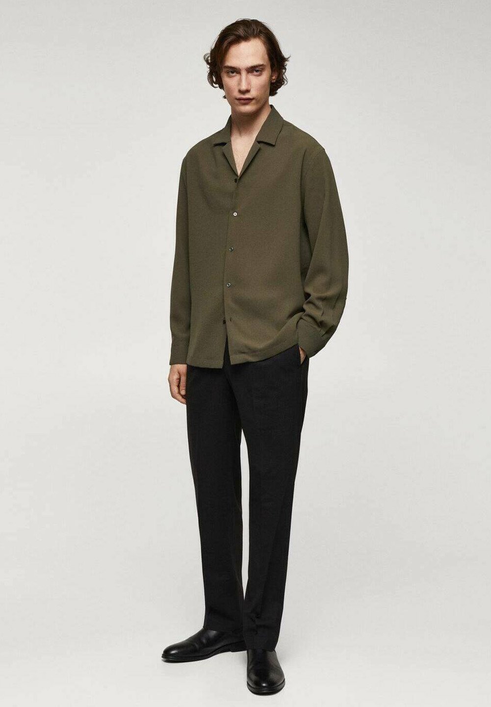 Mango TURAN - Shirt - kaki/khaki