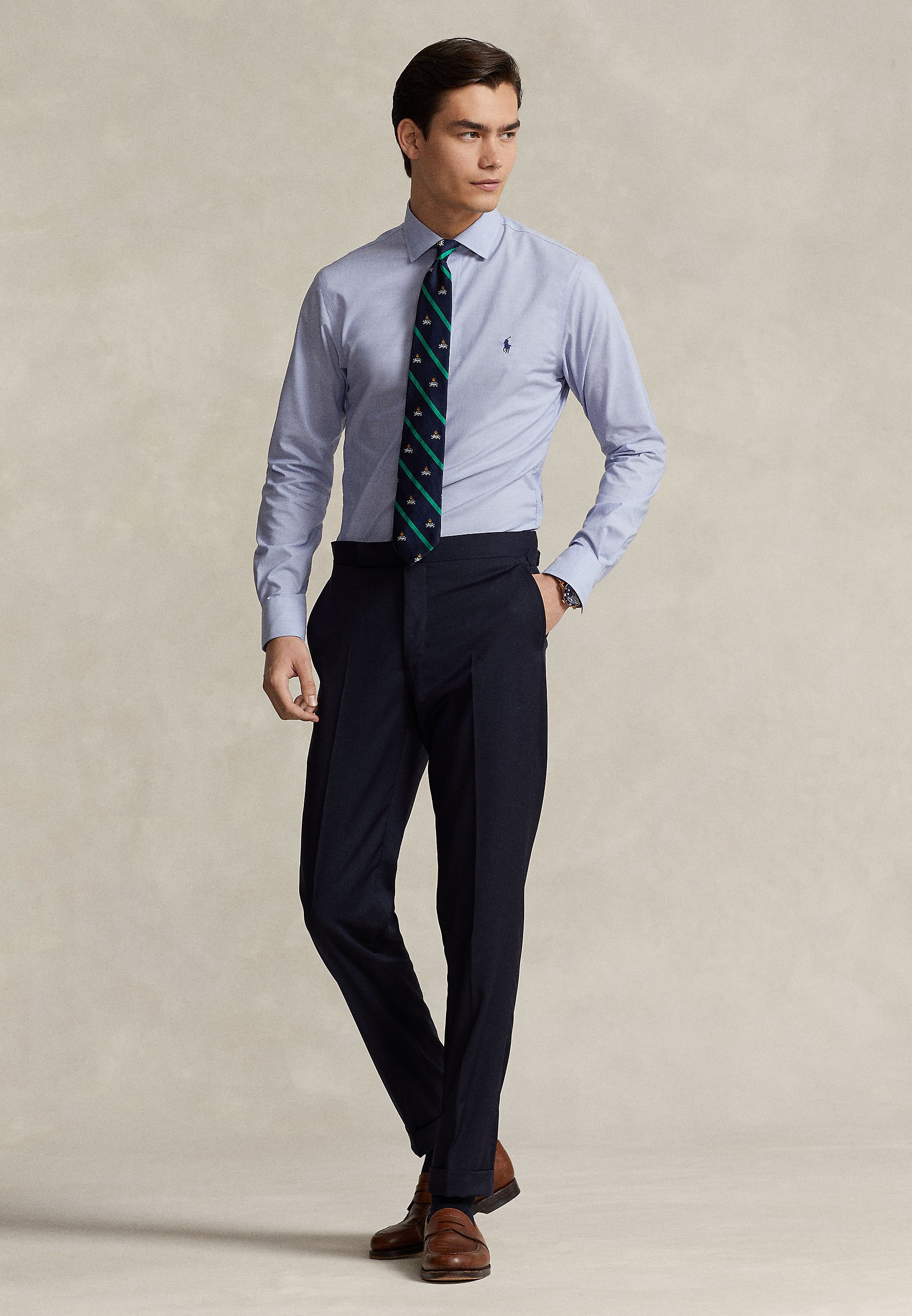 Polo Ralph Lauren SLIM FIT SHIRT - Formal shirt - light blue/white/blue