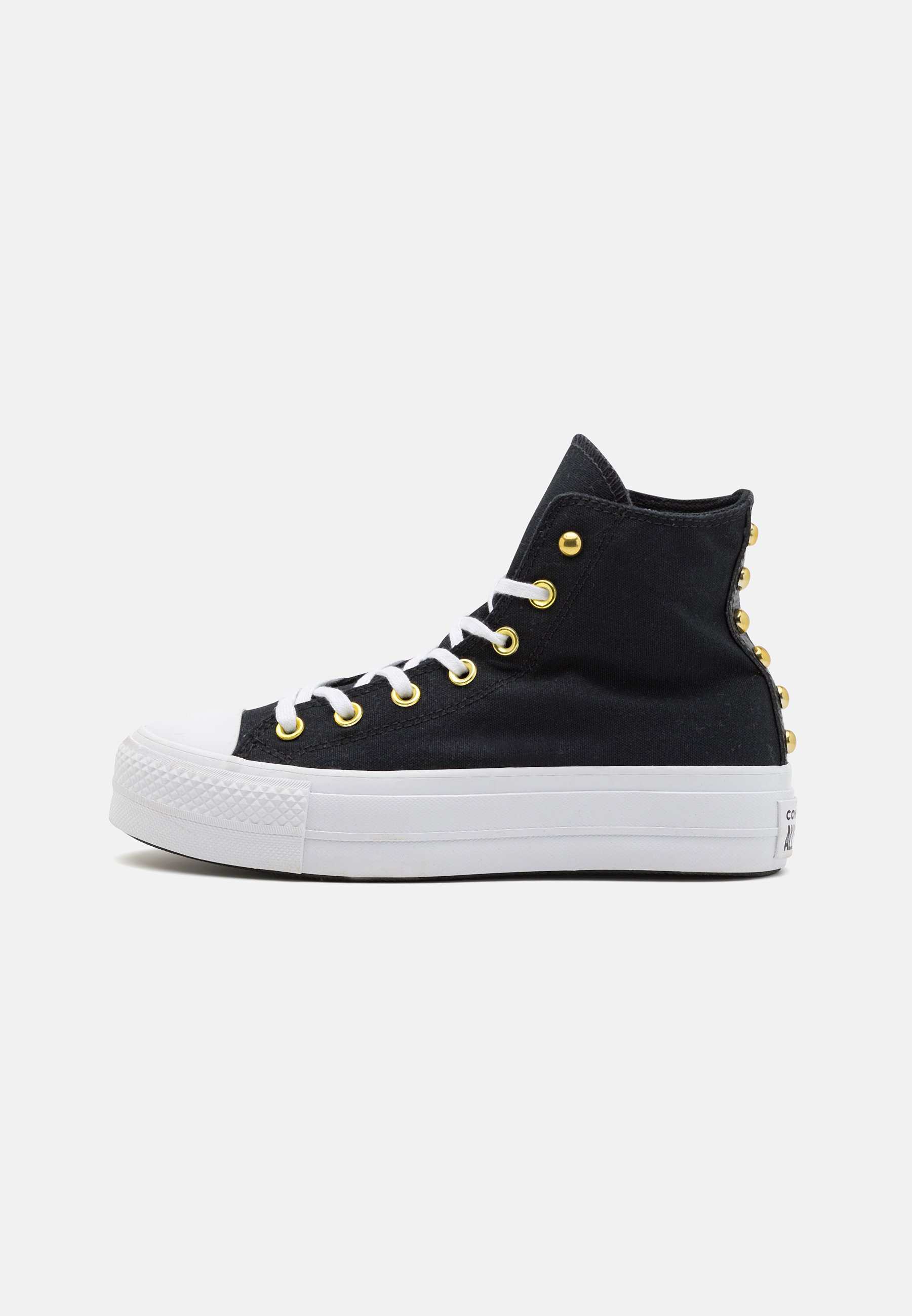 Converse CHUCK TAYLOR ALL STAR LIFT PLATFORM STAR STUDDED - High-top trainers - black