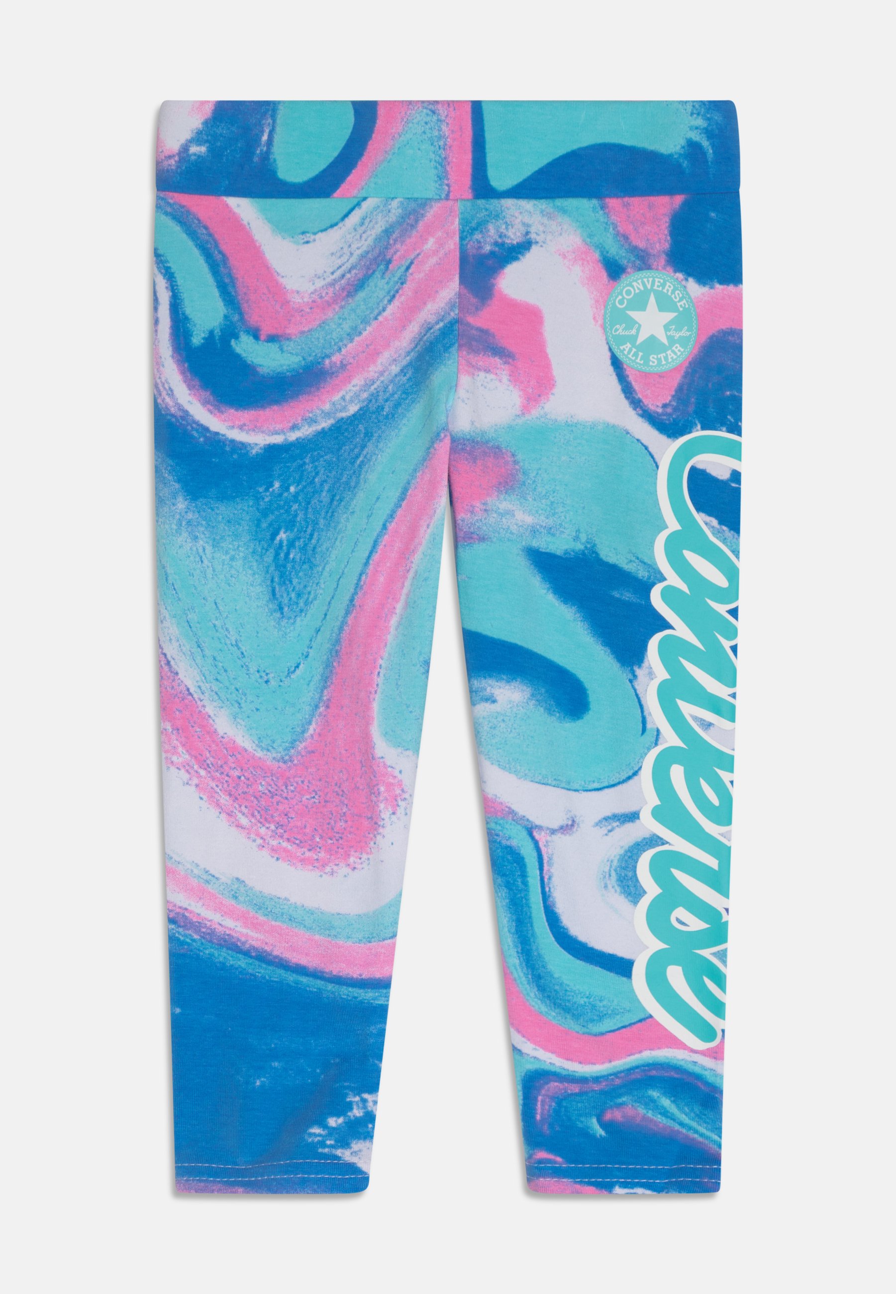 Converse DYE PRINTED CLASSIC - Leggings - Trousers - white/multi-coloured