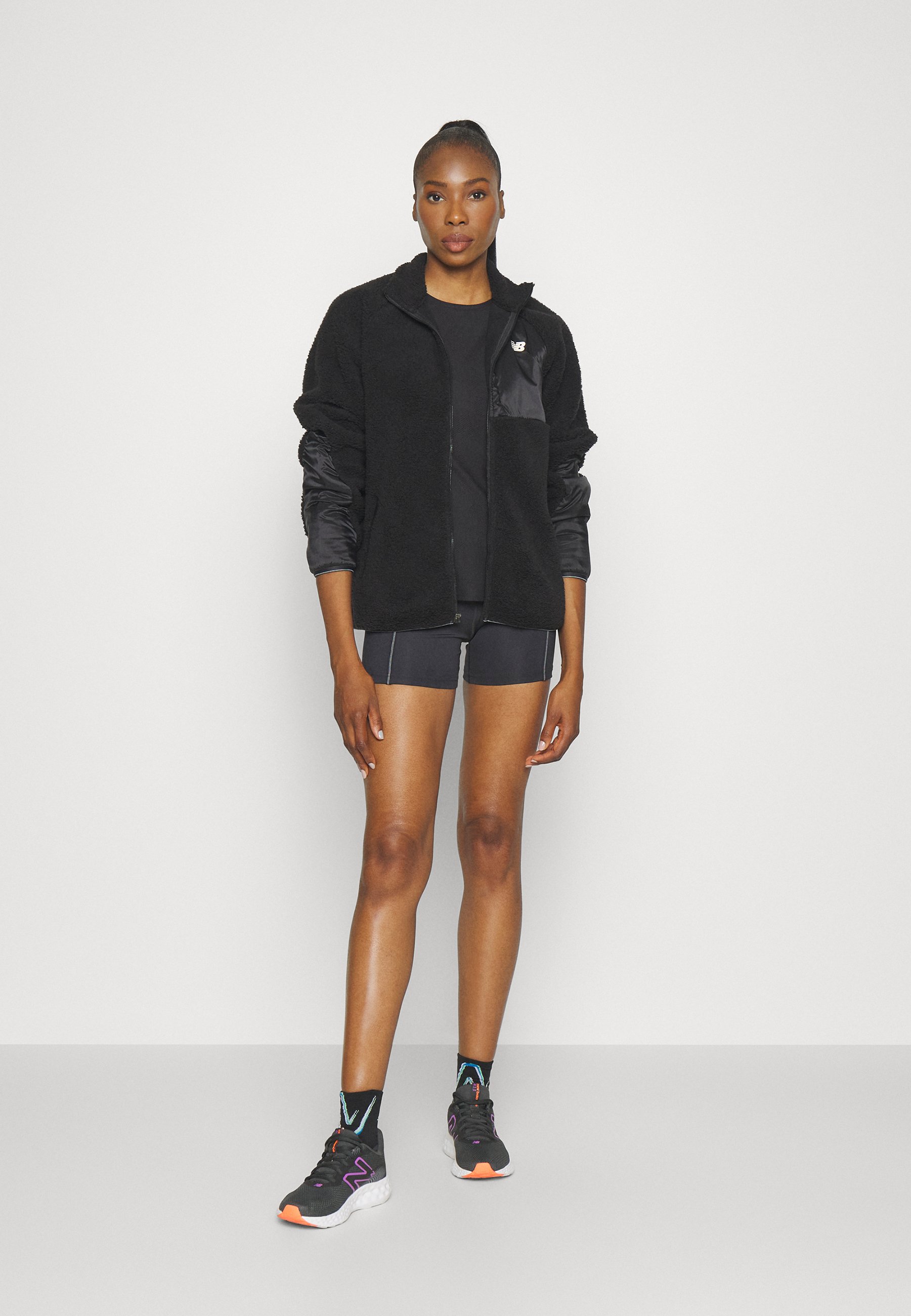NB SPEED JACKET - Fleece jacket - black