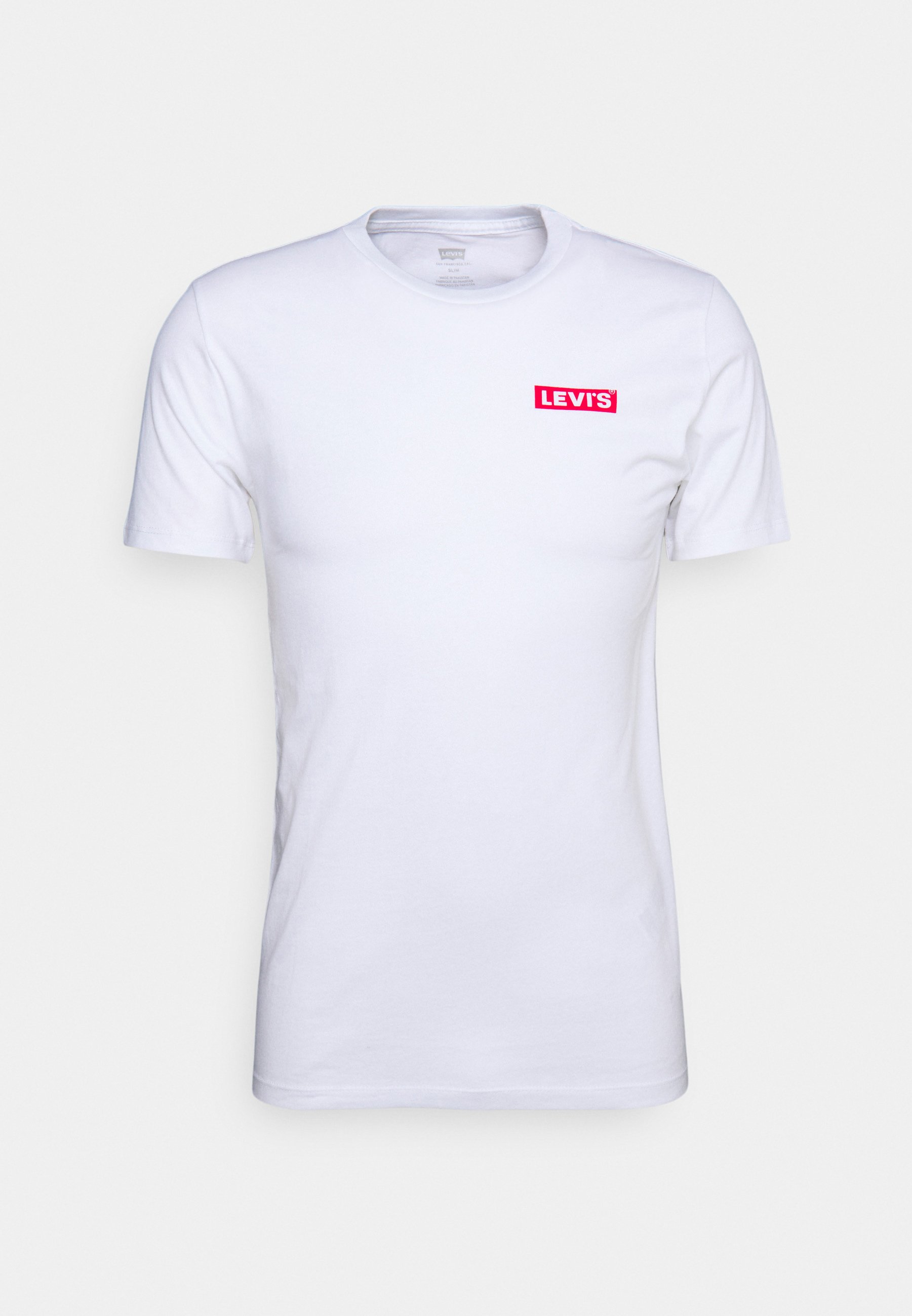 Levi's® CREWNECK GRAPHIC 2 PACK - Basic T-shirt - white/meteorite/white