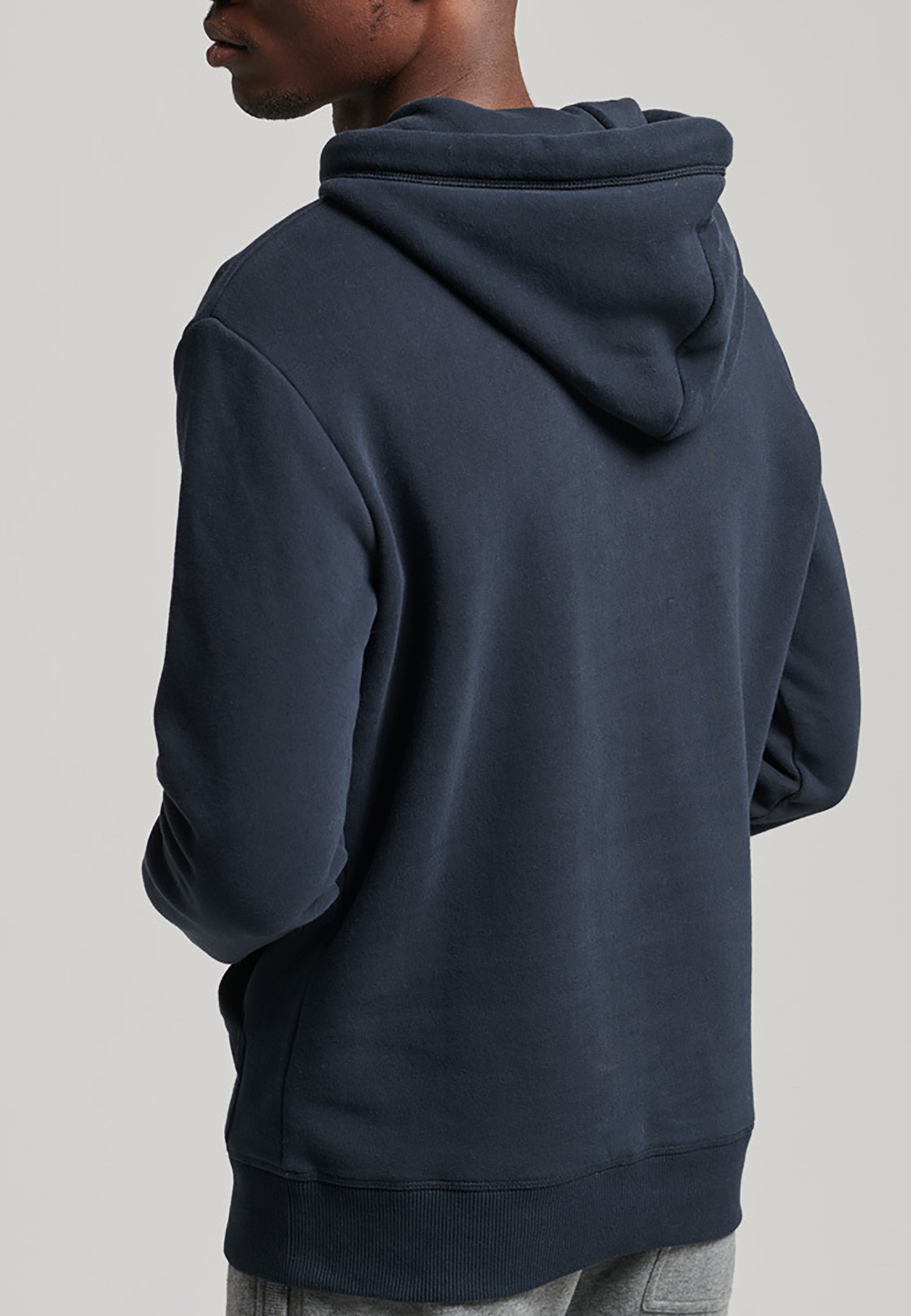 Superdry VINTAGE   - Hoodie - eclipse navy/mottled blue