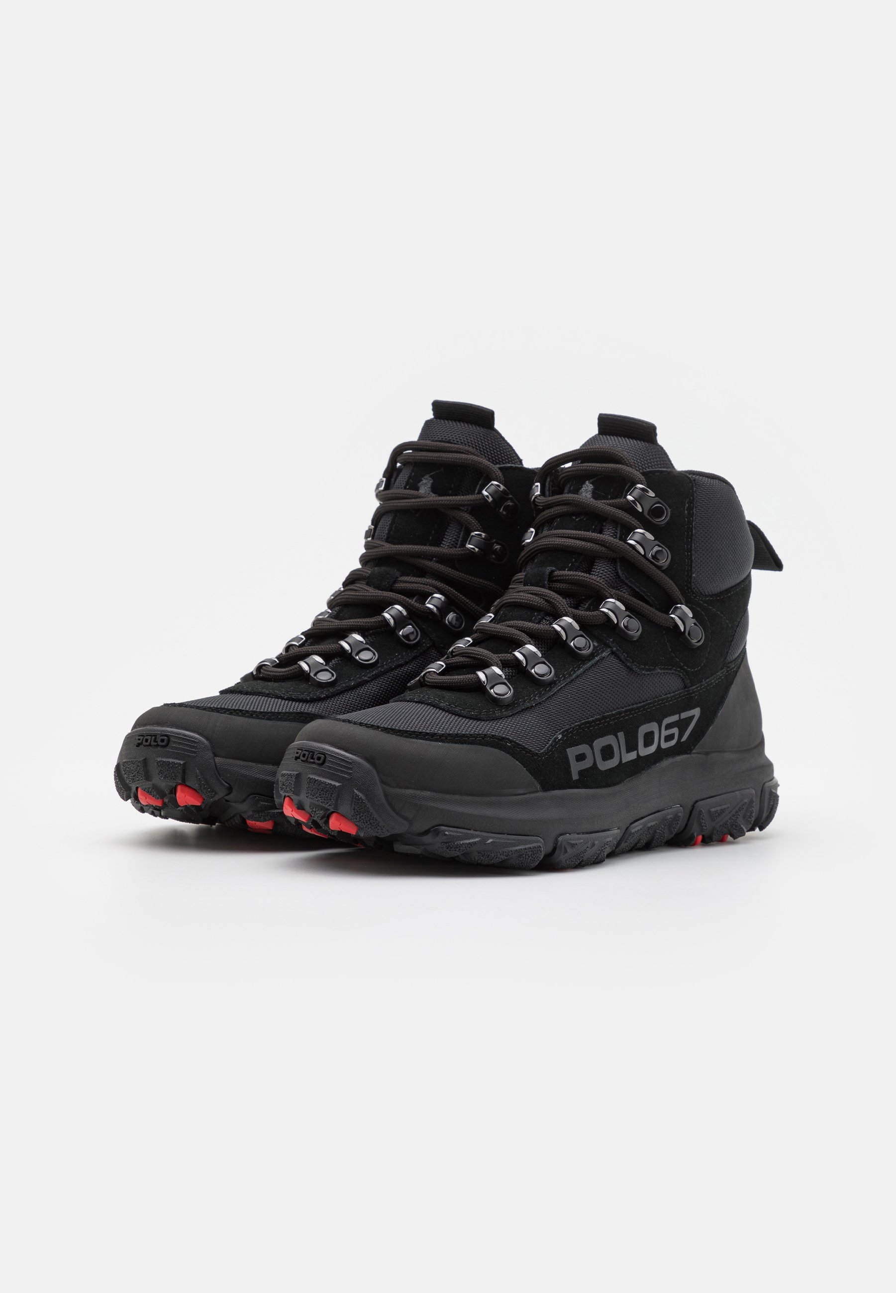 Polo Ralph Lauren TOP LACE UNISEX - High-top trainers - black