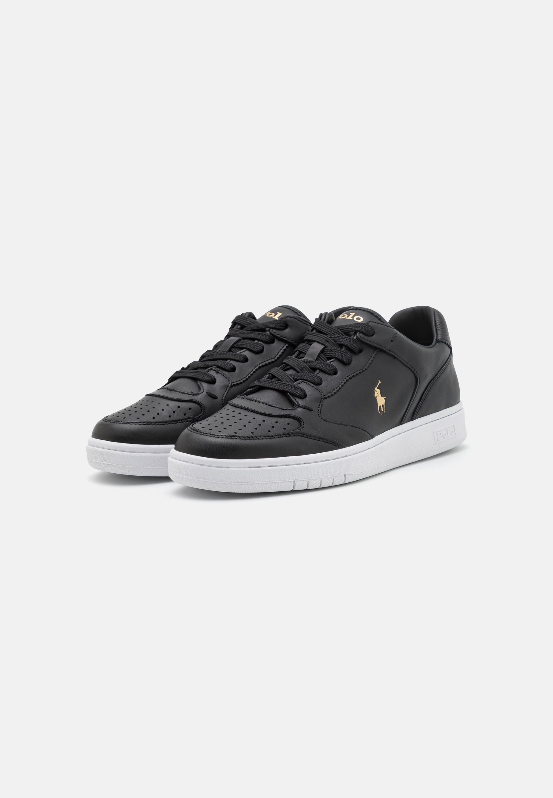Polo Ralph Lauren POLO LUX UNISEX - Trainers - black/gold/black