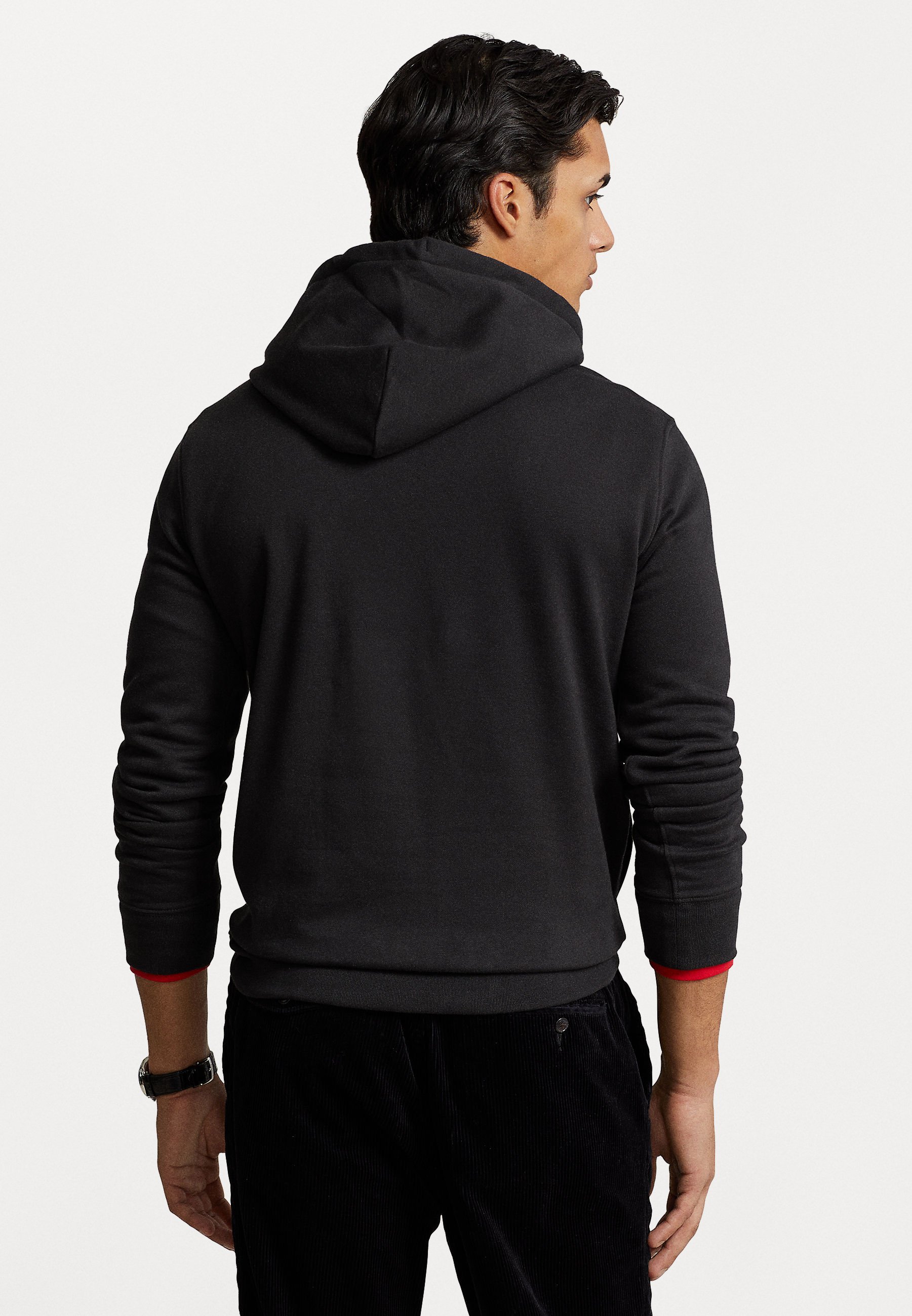 Polo Ralph Lauren HOOD LONG SLEEVE - Hoodie - black
