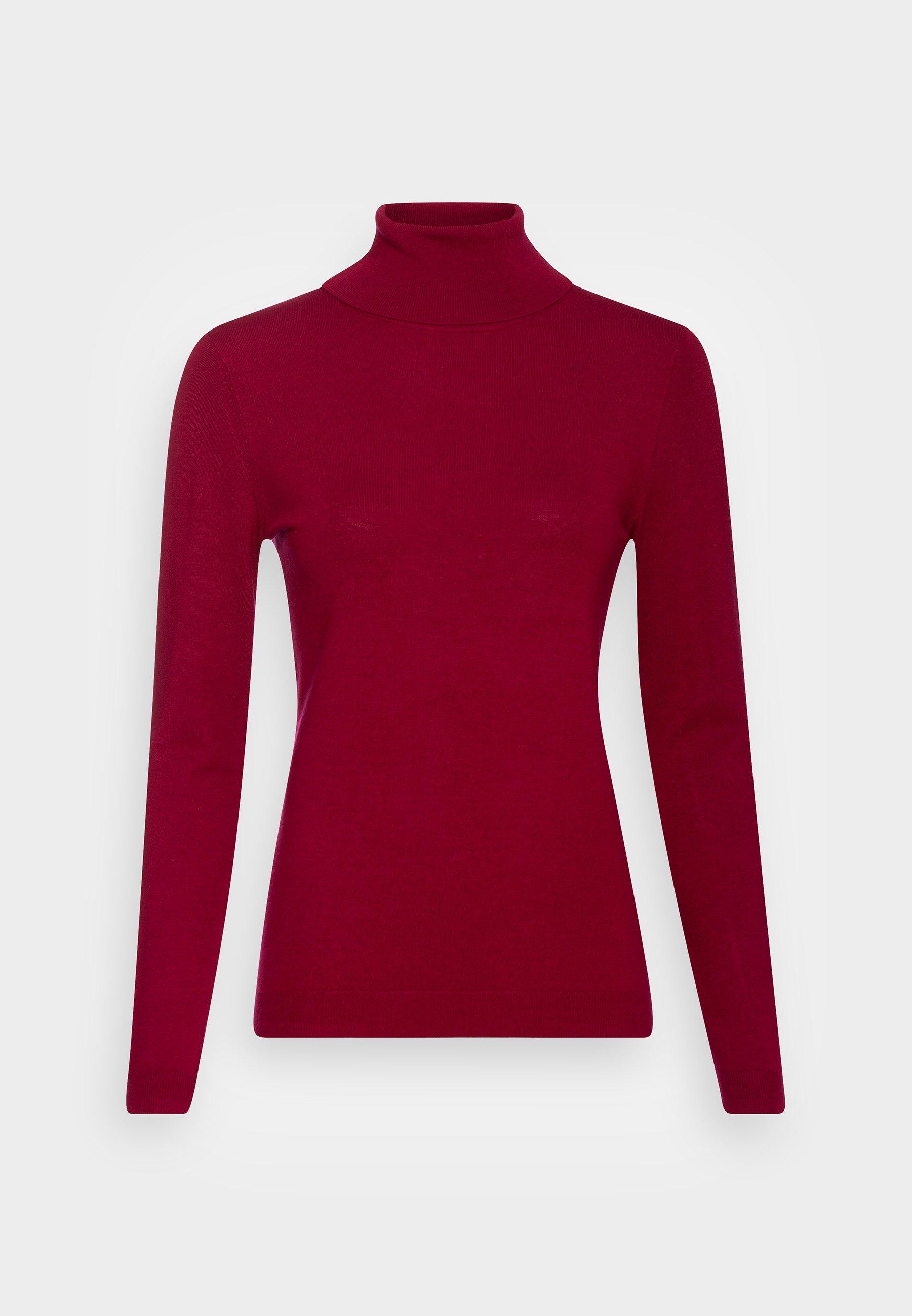 Esprit ROLLNECK  - Long sleeved top - cherry red/red
