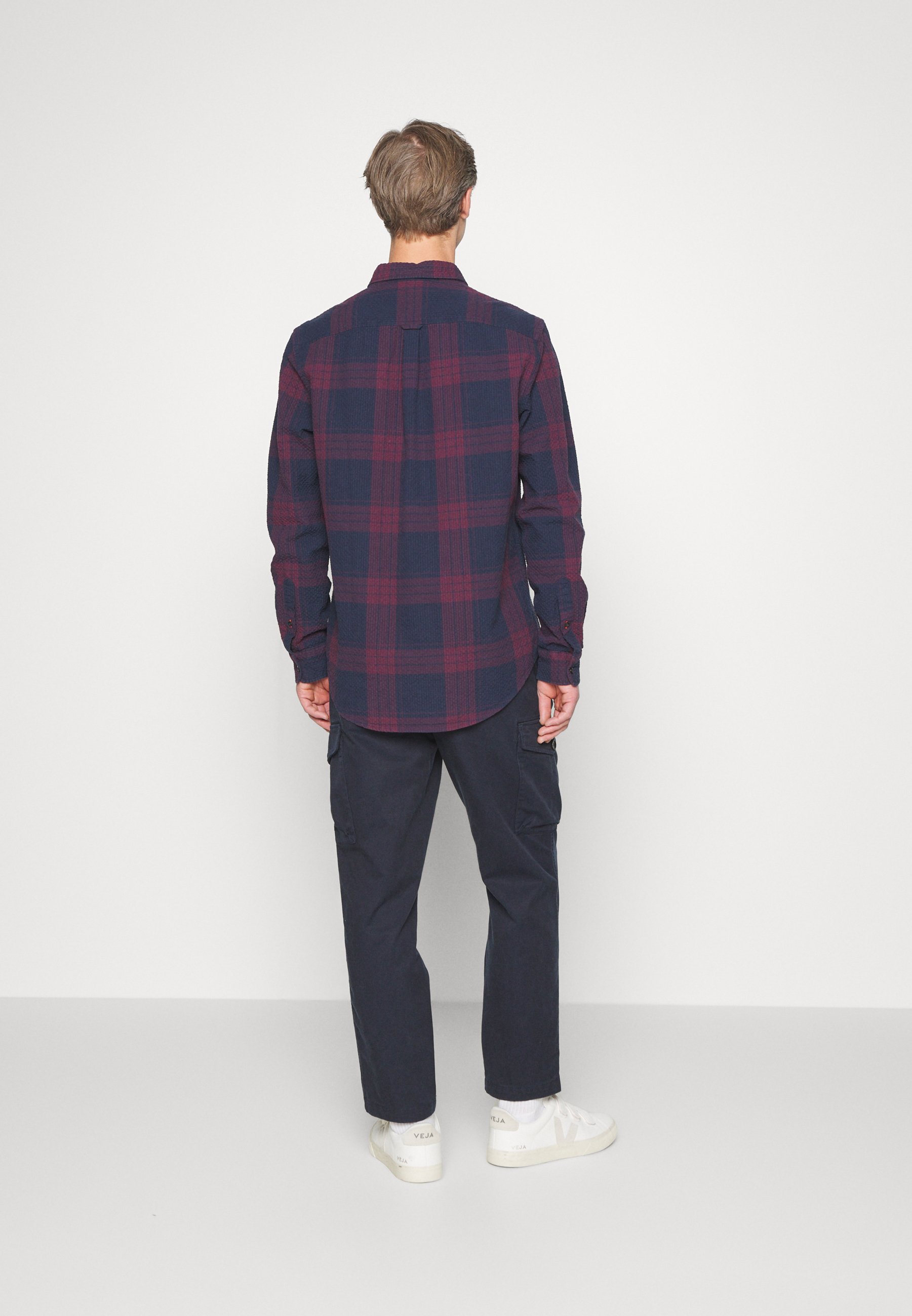 Scotch & Soda Shirt - berry wine/bordeaux