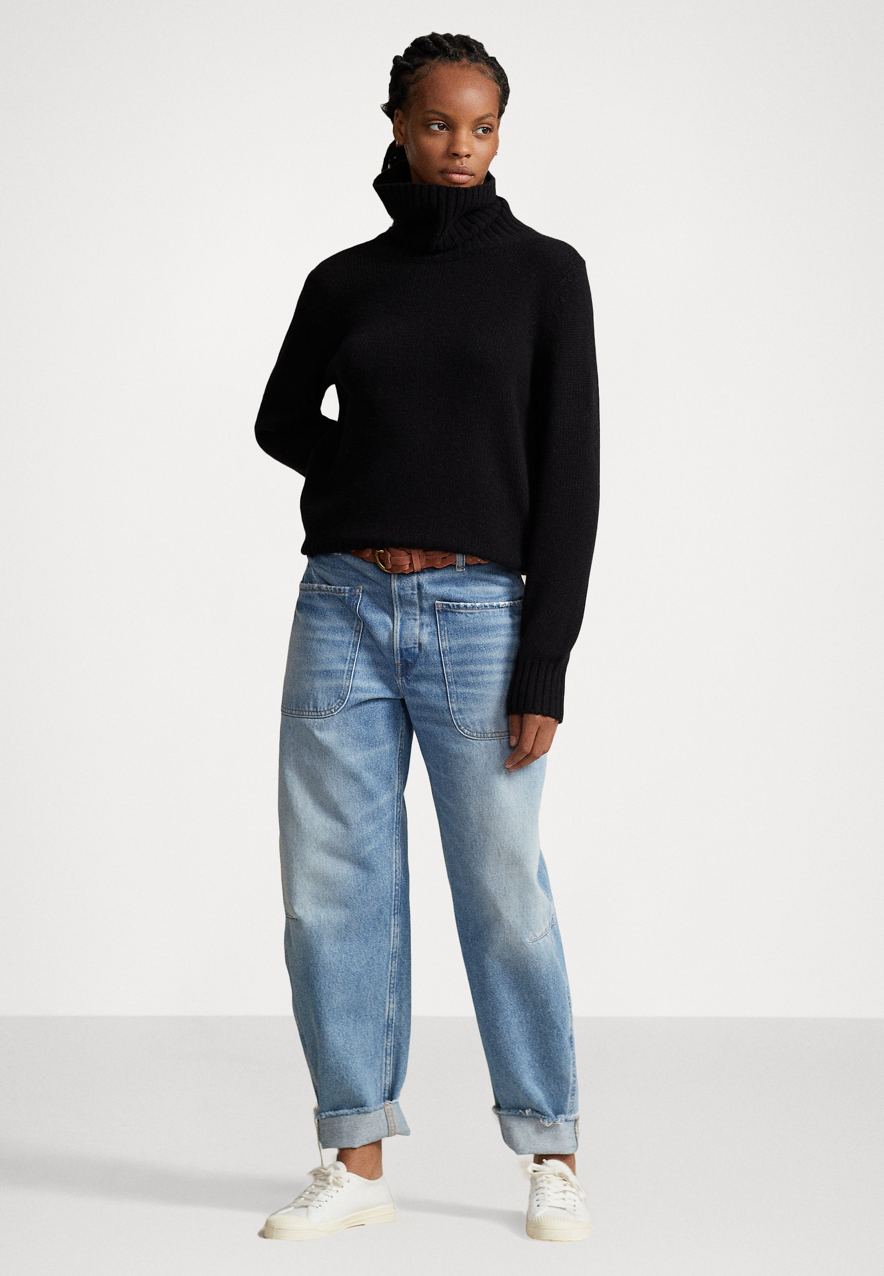 Polo Ralph Lauren LONG SLEEVE - Jumper - black