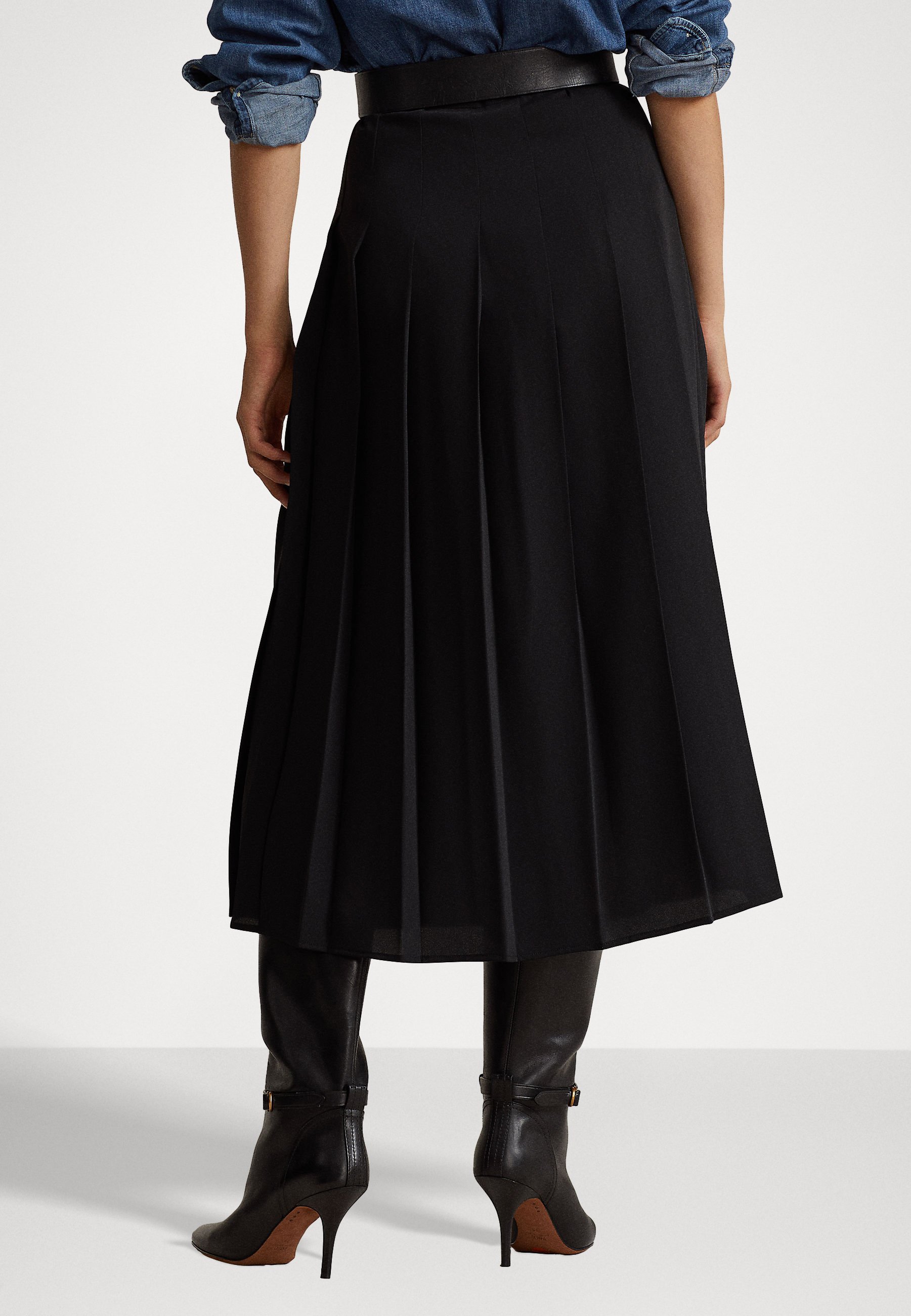 Polo Ralph Lauren Pleated skirt - black