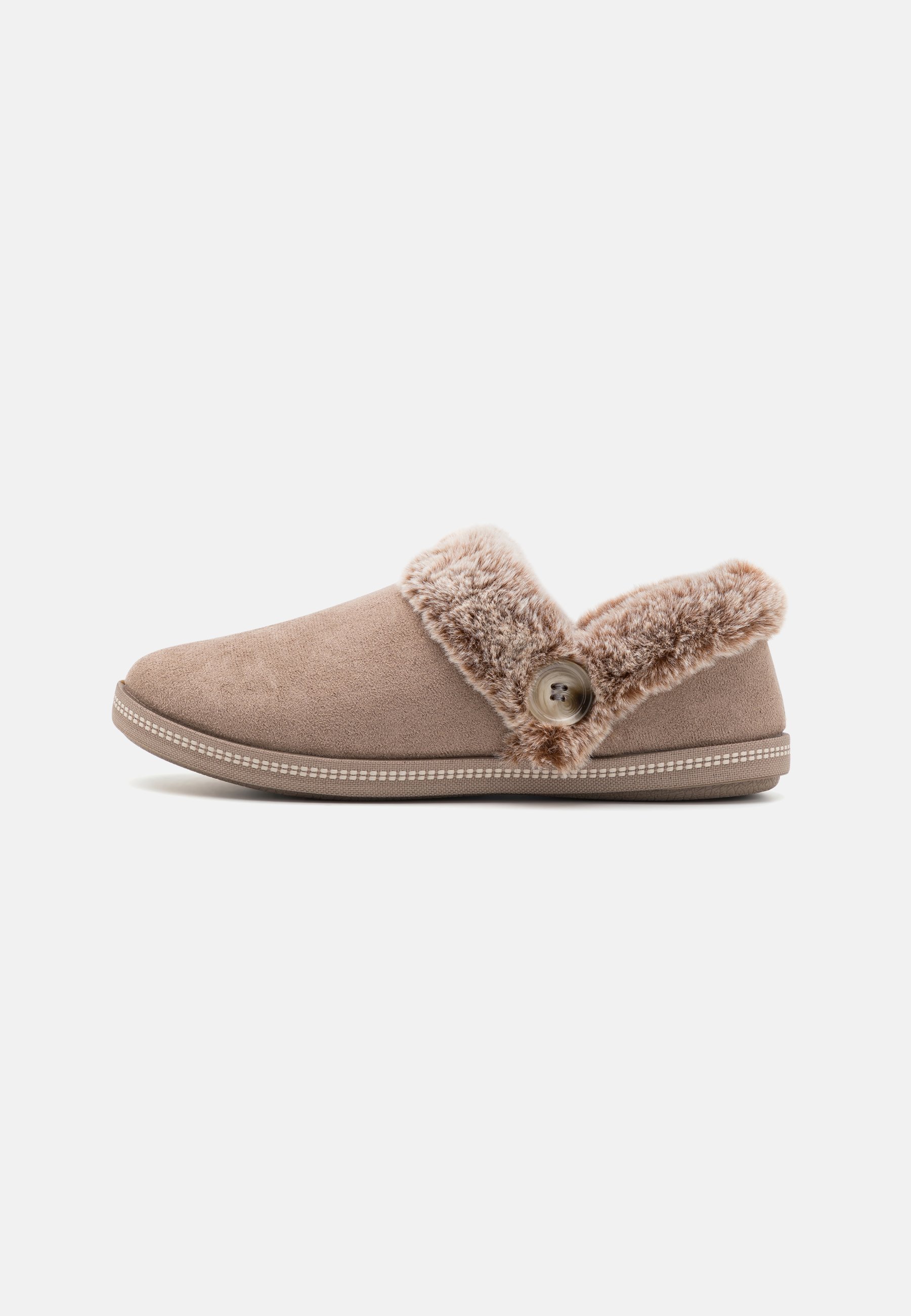 Skechers COZY CAMPFIRE - Slippers - dark taupe/taupe