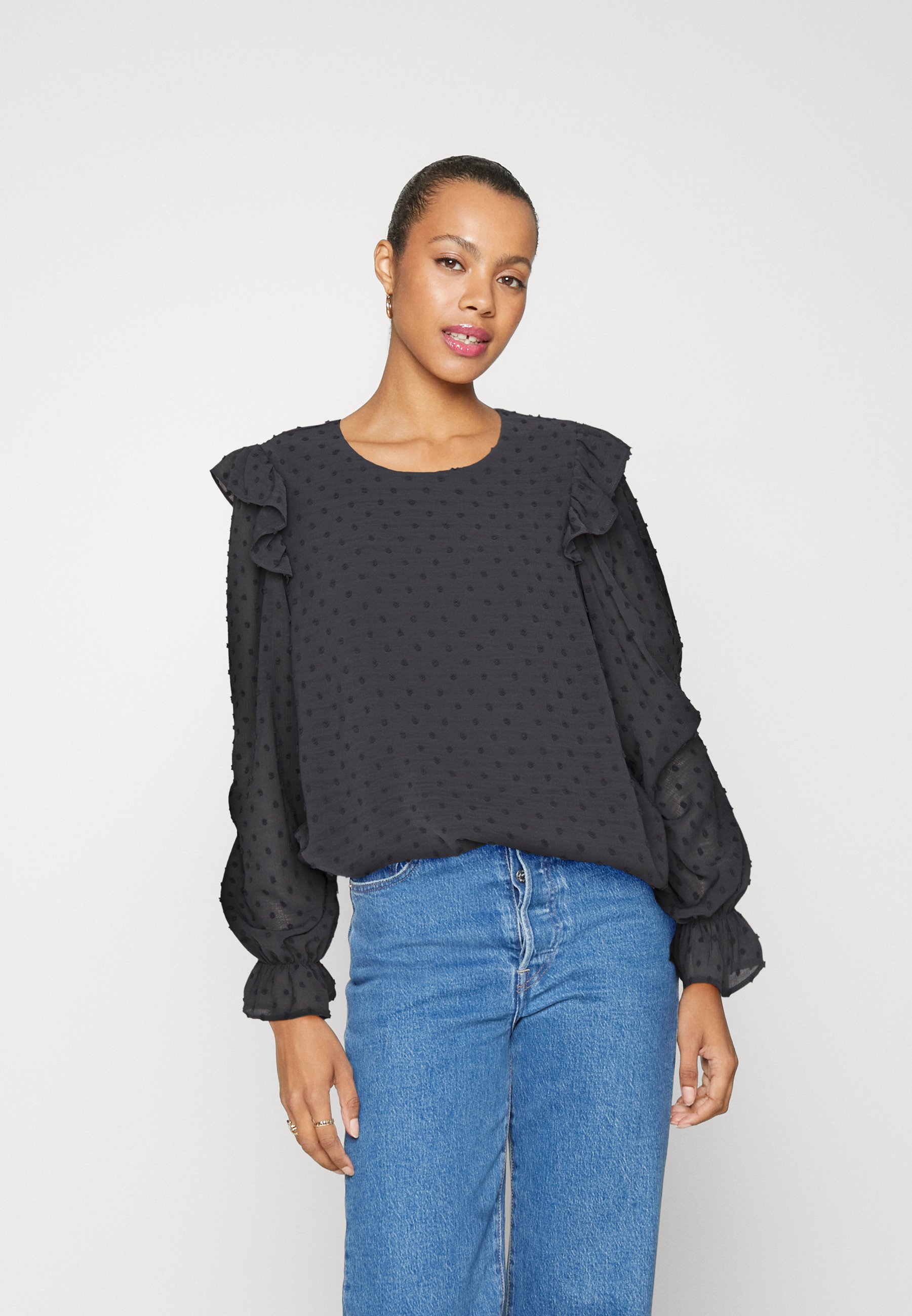 Vero Moda VMSOFIA - Blouse - grey/grey
