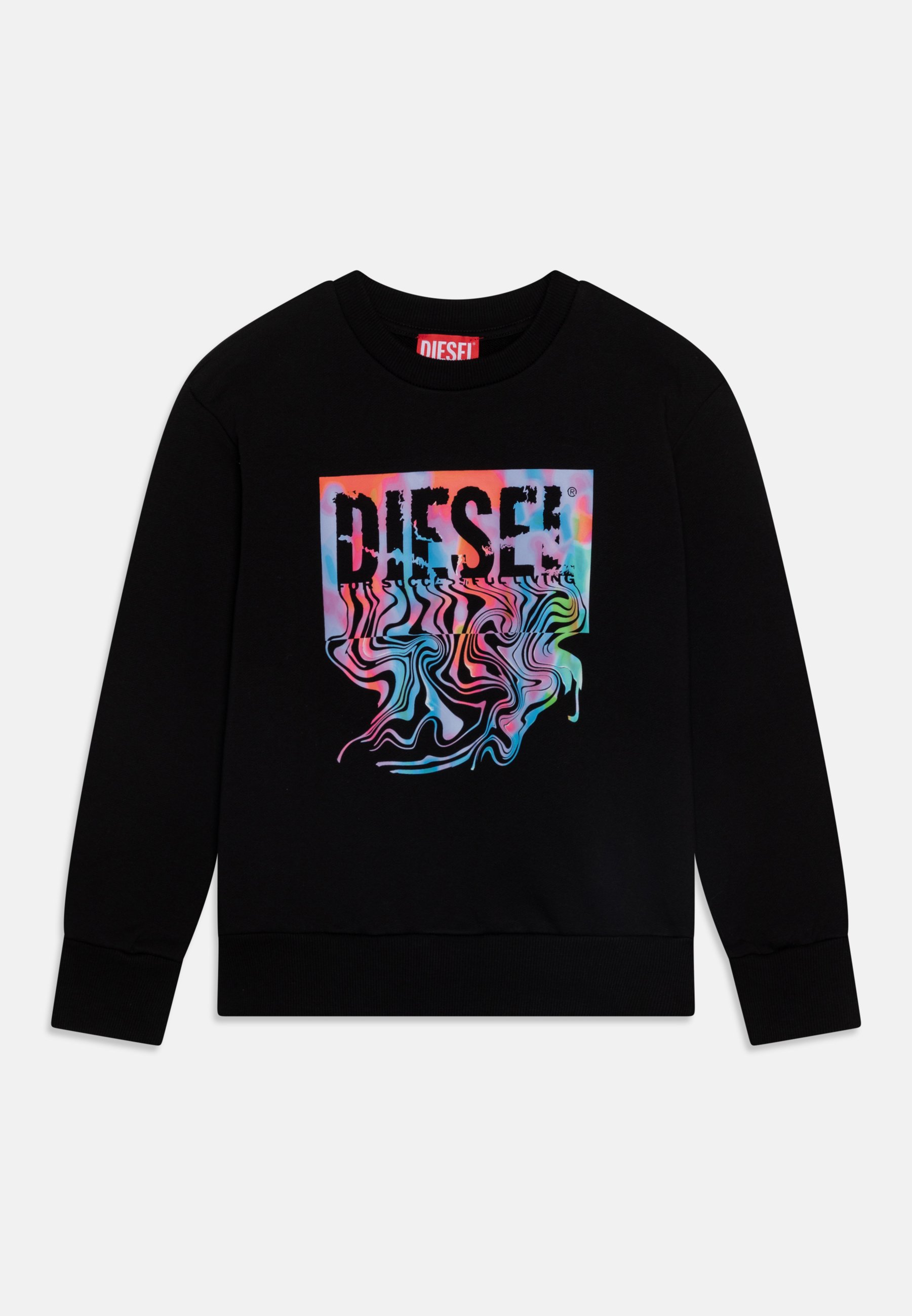 Diesel SCOM OVER UNISEX - Sweatshirt - nero/black