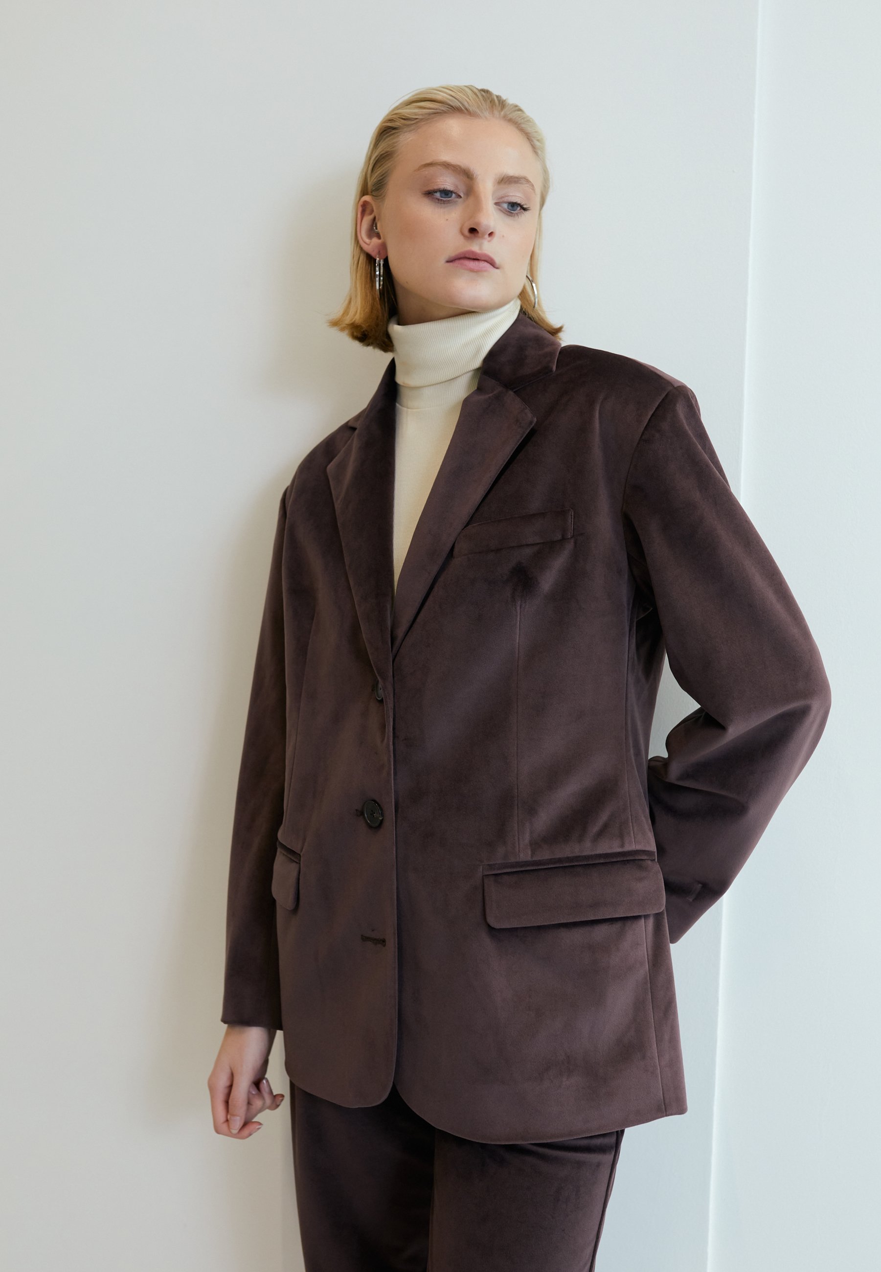 Levi's® DRAMA CLUB - Blazer - chocolate plum/brown