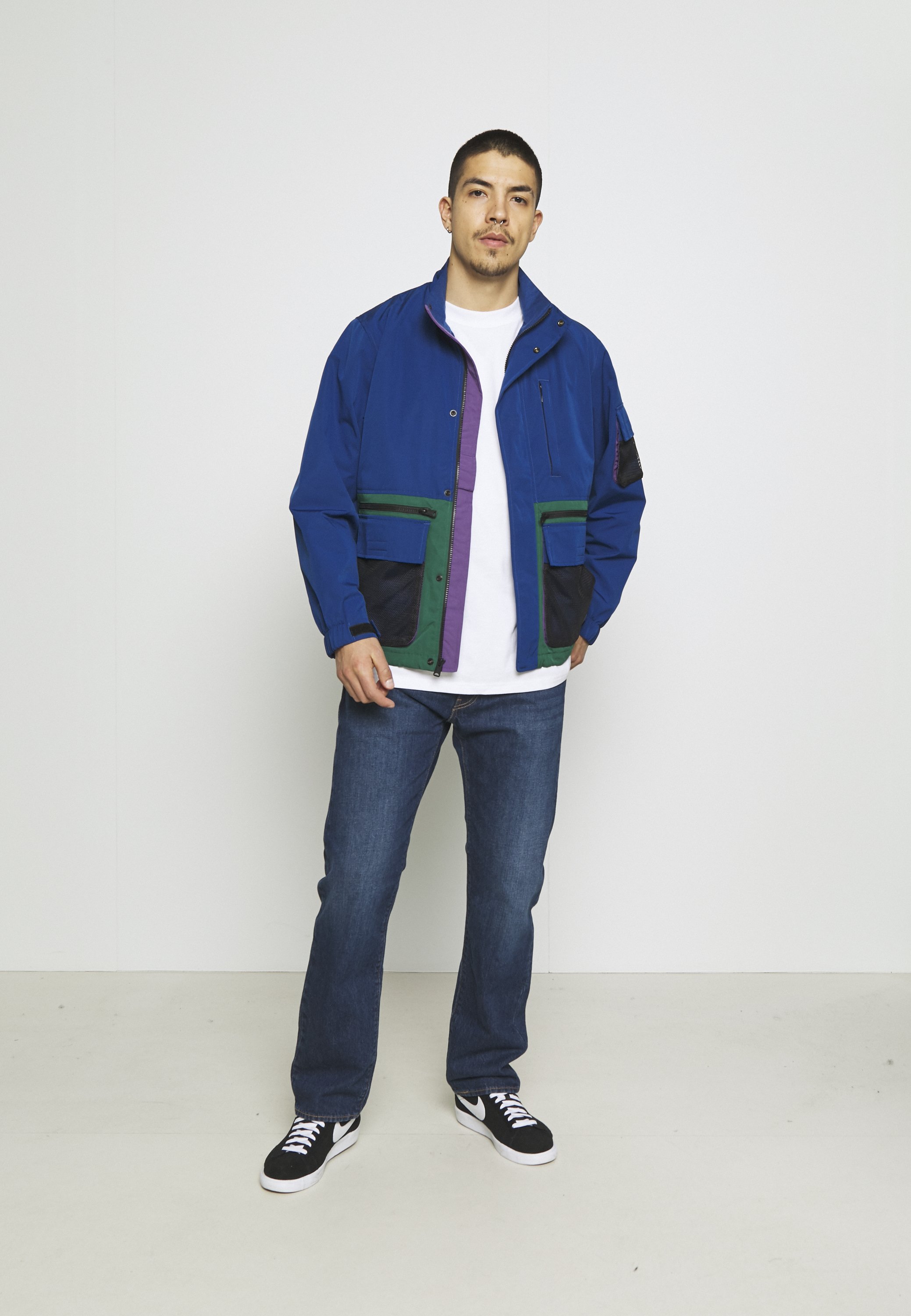 Levi's® HEADLANDS TACTICAL UNISEX - Summer jacket - blues/dark blue