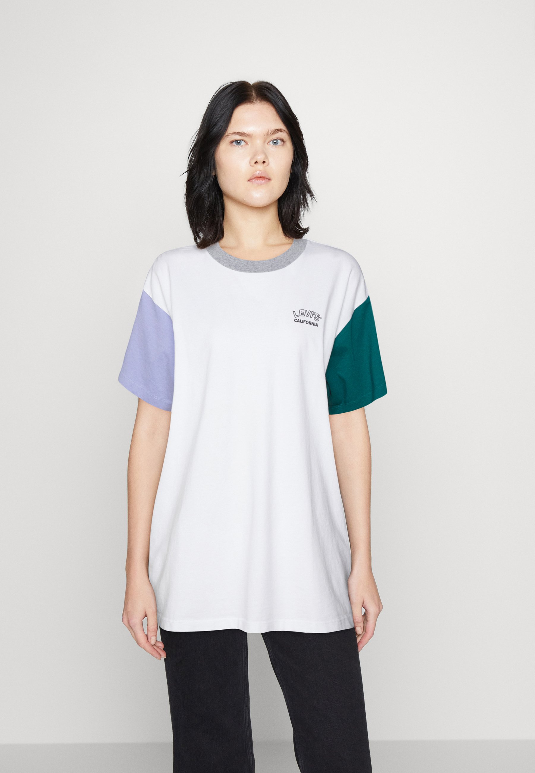 Levi's® GRAPHIC TEE - Print T-shirt - bright white/white