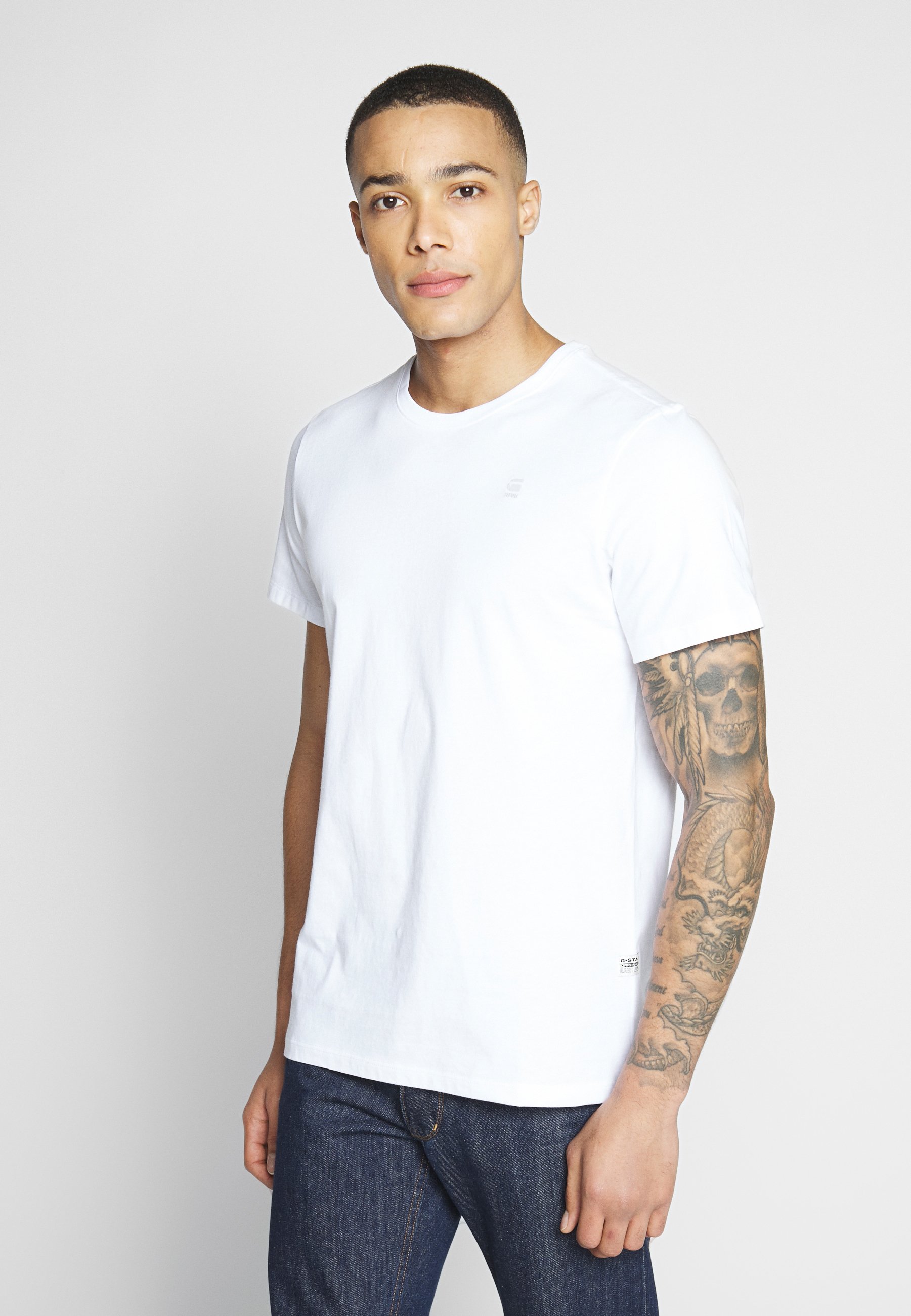 G-Star BASE - Basic T-shirt - white