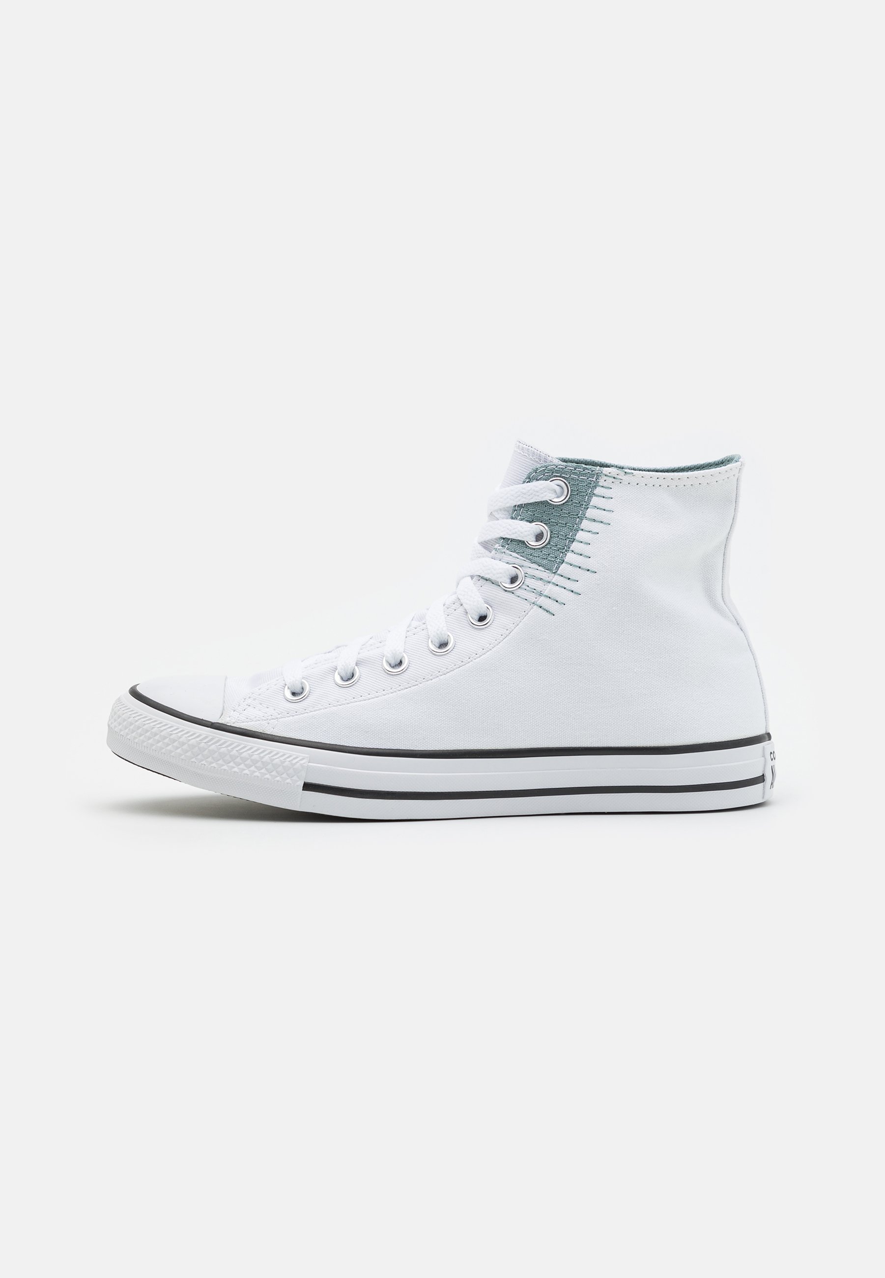 Converse CHUCK TAYLOR ALL STAR SUMMER UTILITY UNISEX - High-top trainers - white/tidepool grey/black/white