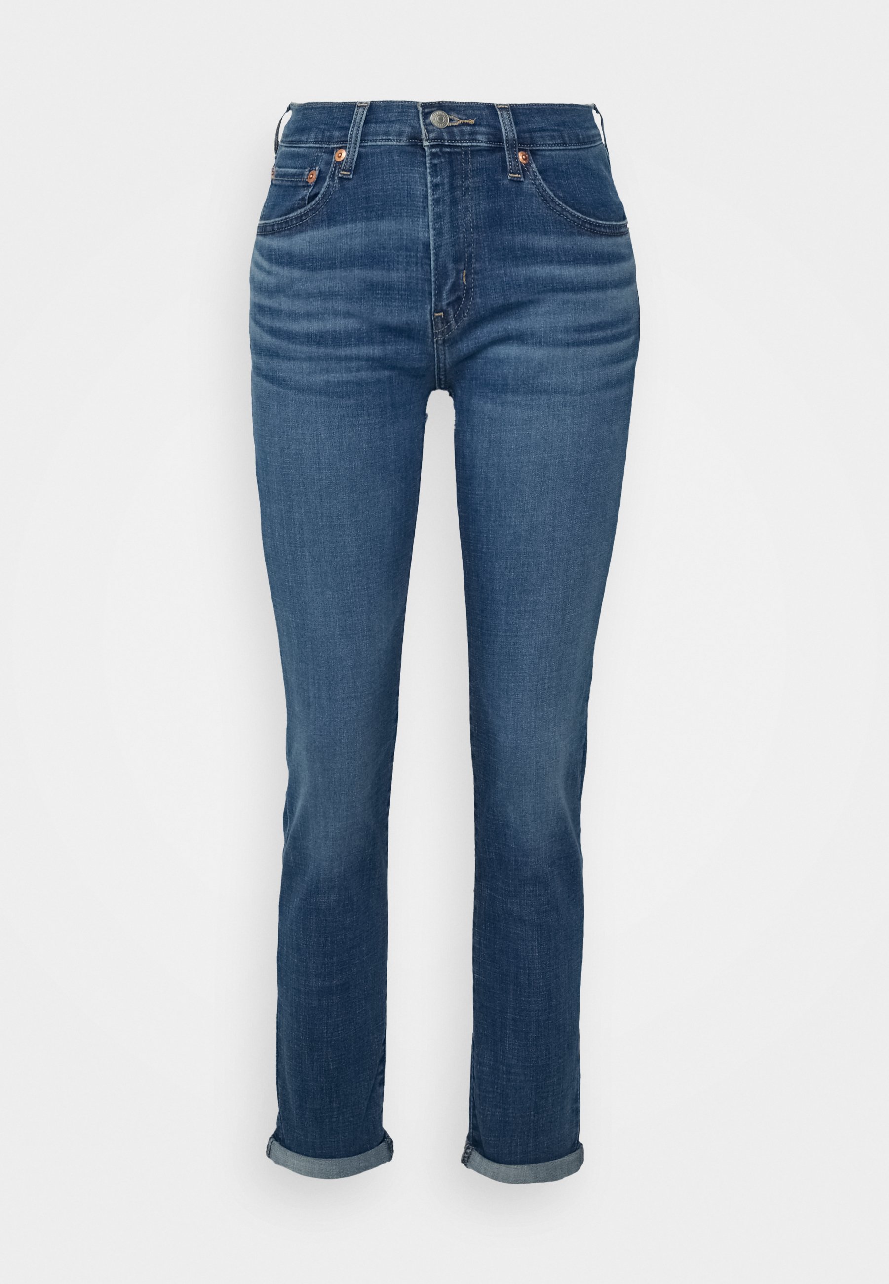 Levi's® MID RISE BOYFRIEND - Slim fit jeans - lapis gem/blue denim