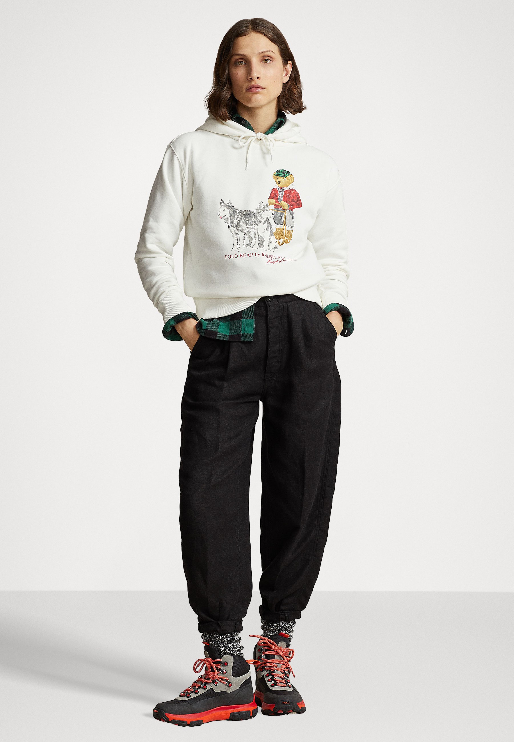 Polo Ralph Lauren LONG SLEEVE - Hoodie - sand