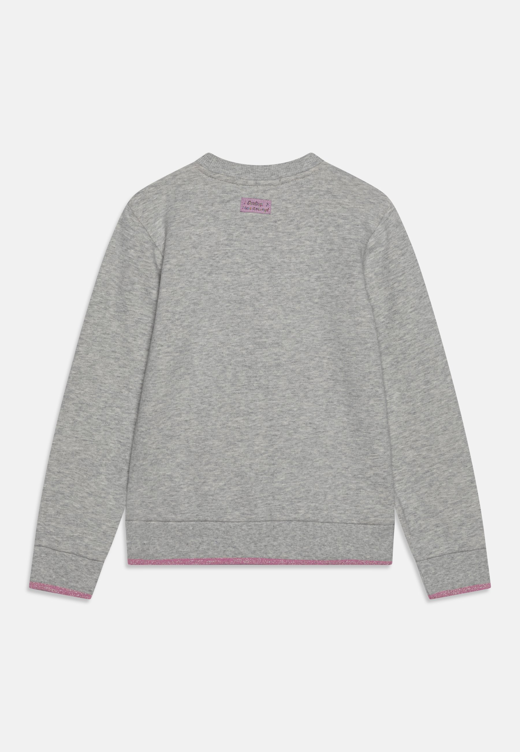 Scotch & Soda REGULAR FIT SEQUIN ARTWORK  - Sweatshirt - grey melange/grey